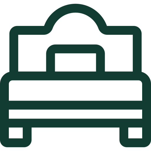 Icon of a bed.