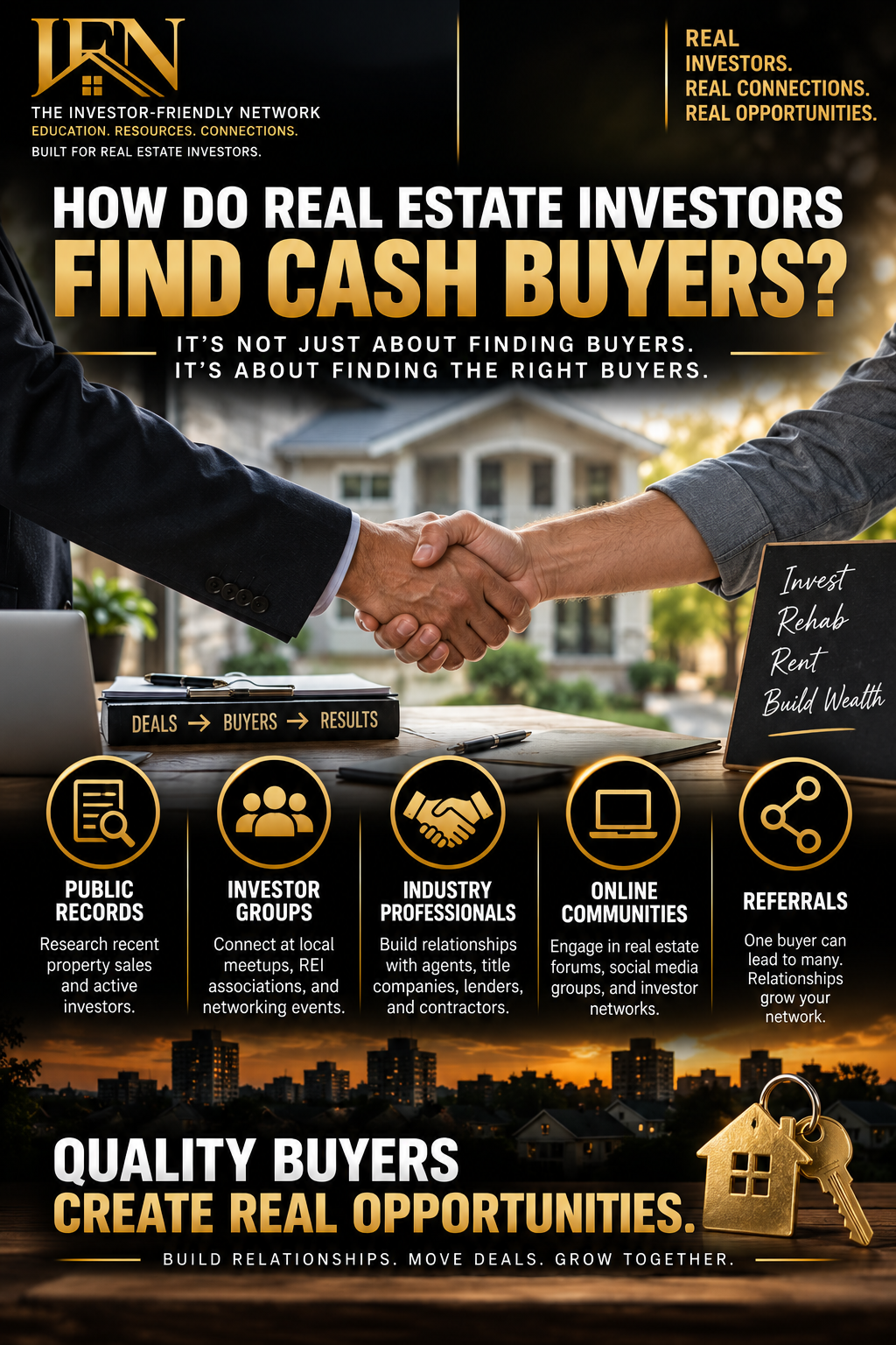 How Do Real Estate Investors Find Cash Buyers?
