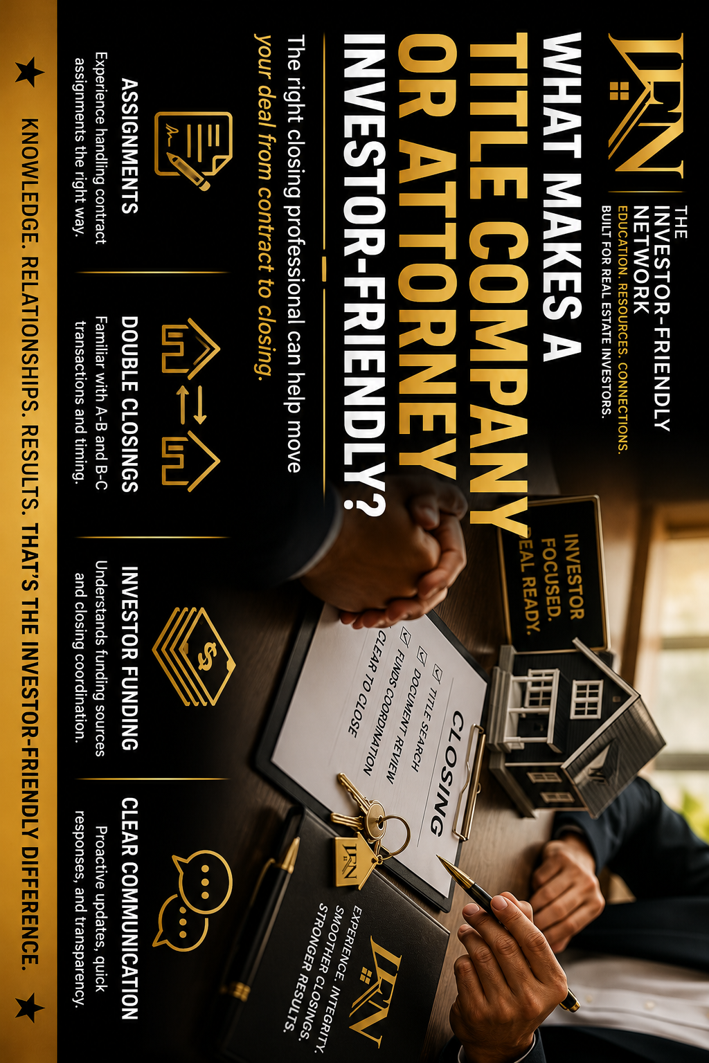 What Makes a Title Company or Attorney Investor-Friendly?