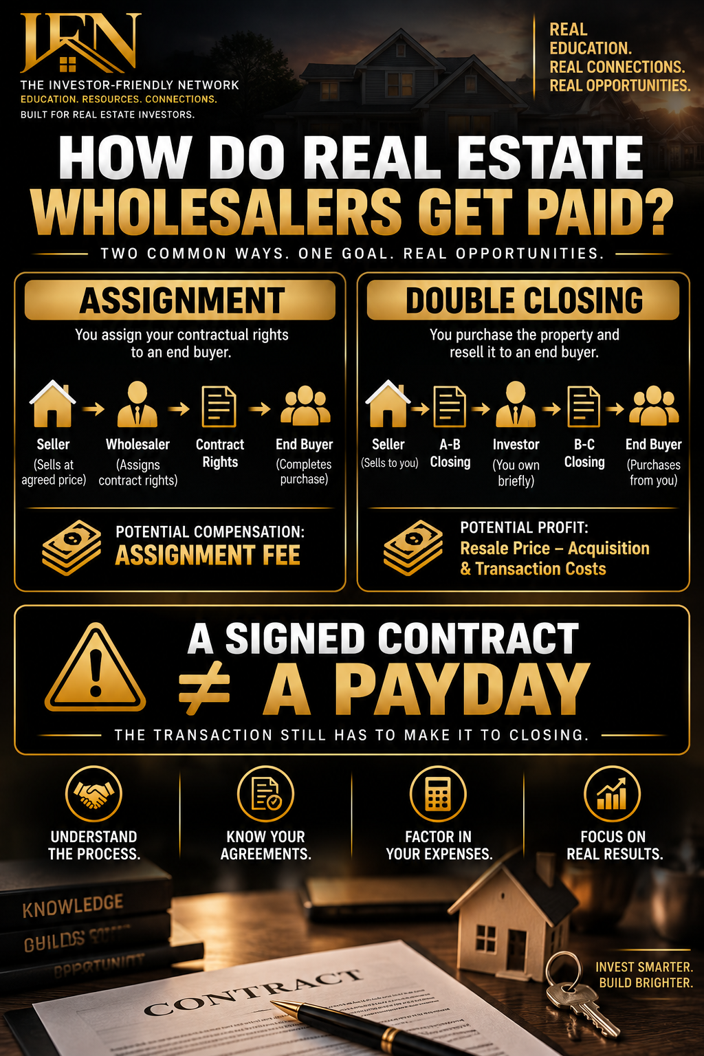 How Do Real Estate Wholesalers Get Paid?