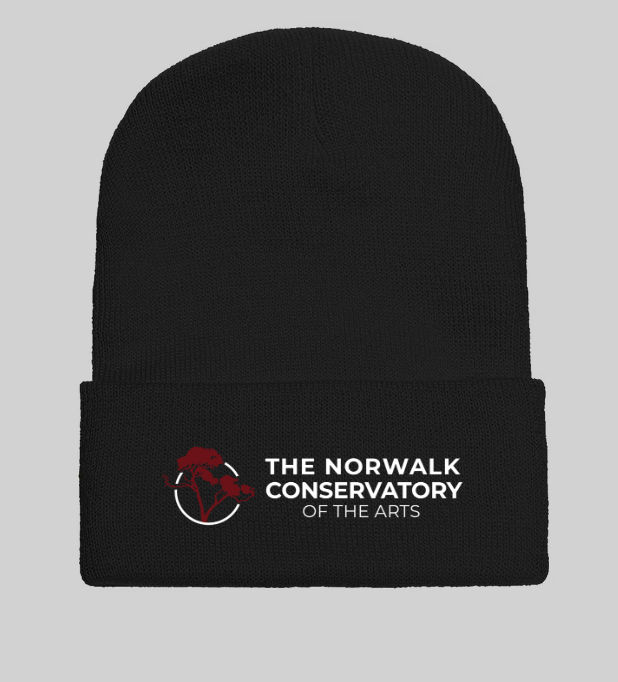 Embroidered Cuffed Knit Beanie