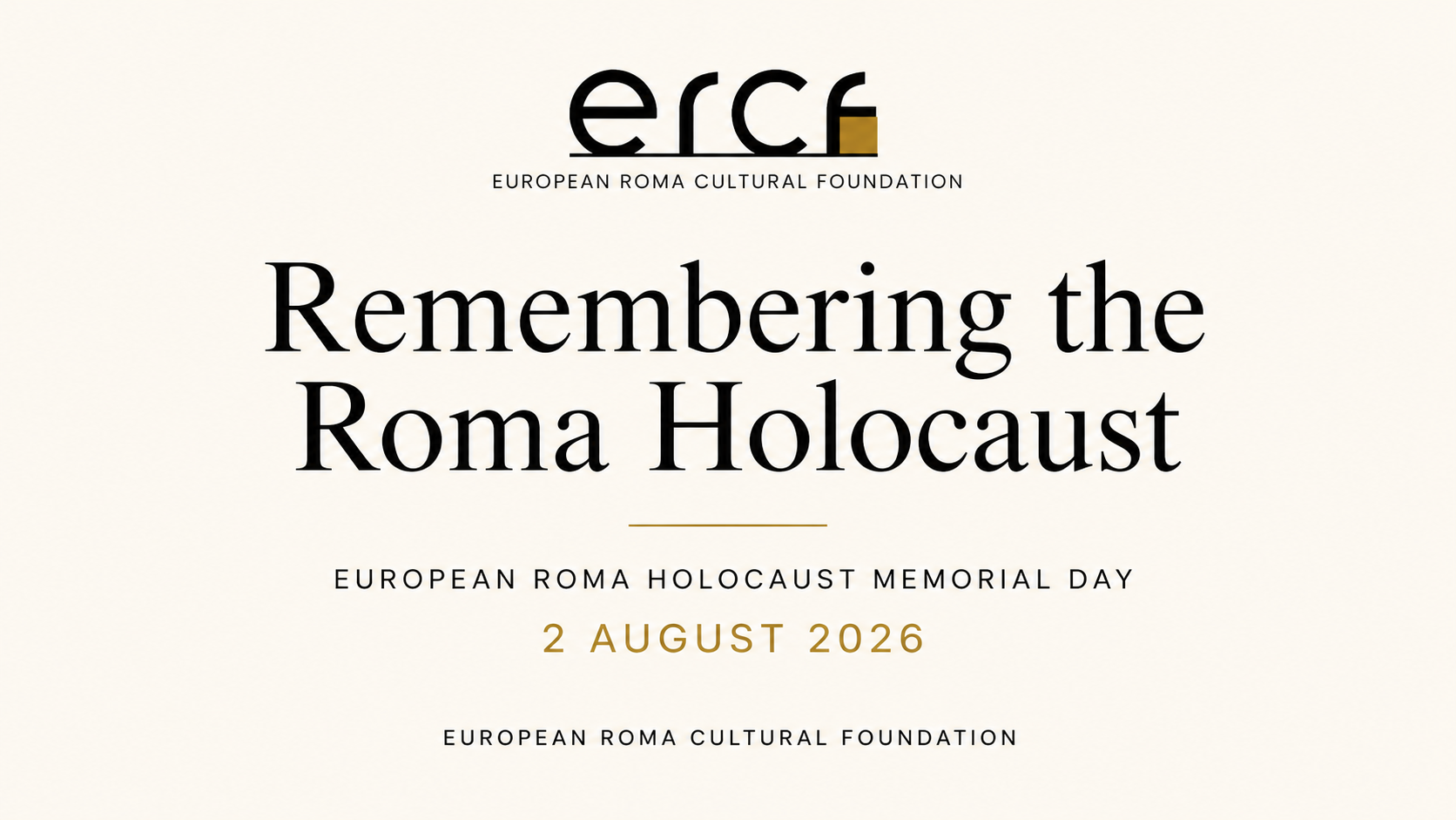 Remembering the Roma Holocaust