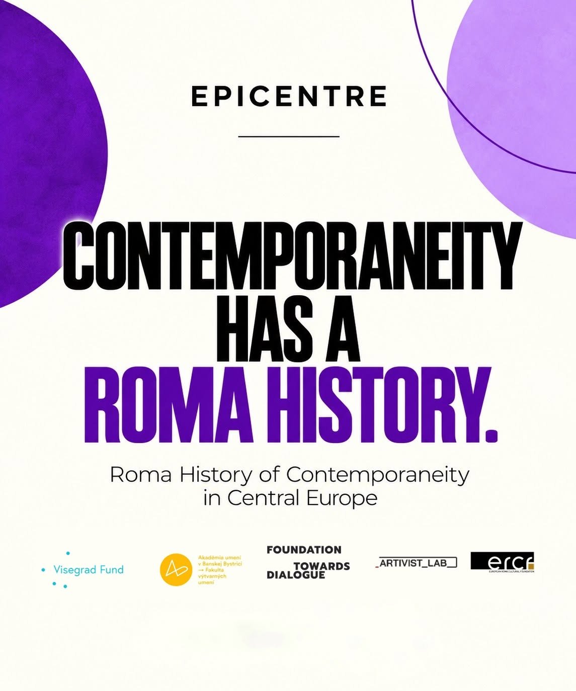 EPICENTRE: Roma History of Contemporaneity in Central Europe