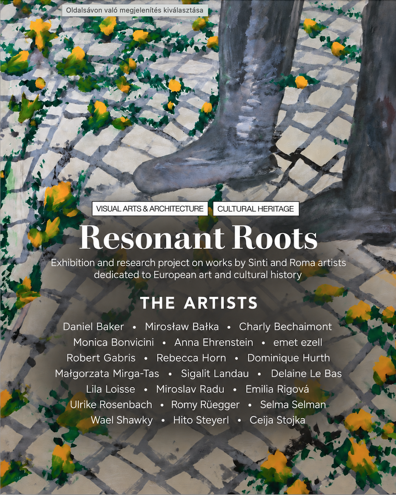 The Artists of Resonant Roots: Sinti and Roma Art in Dialogue