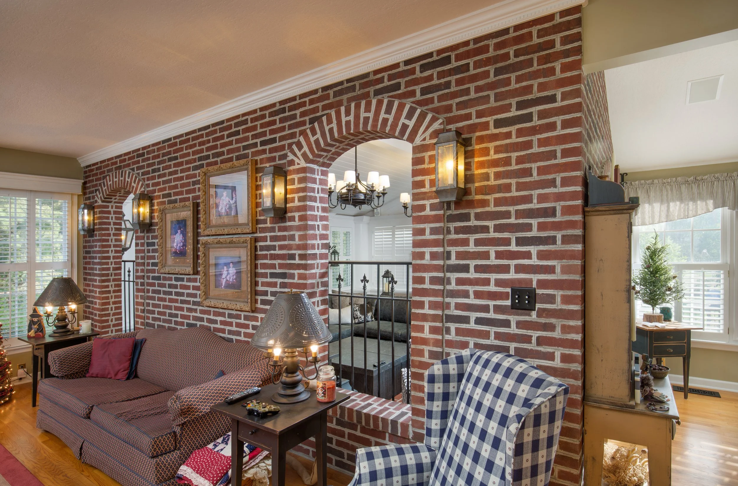 Interior brick work