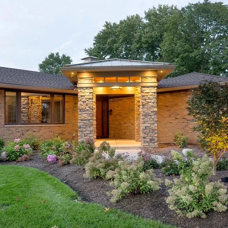 Stone Entry Porch