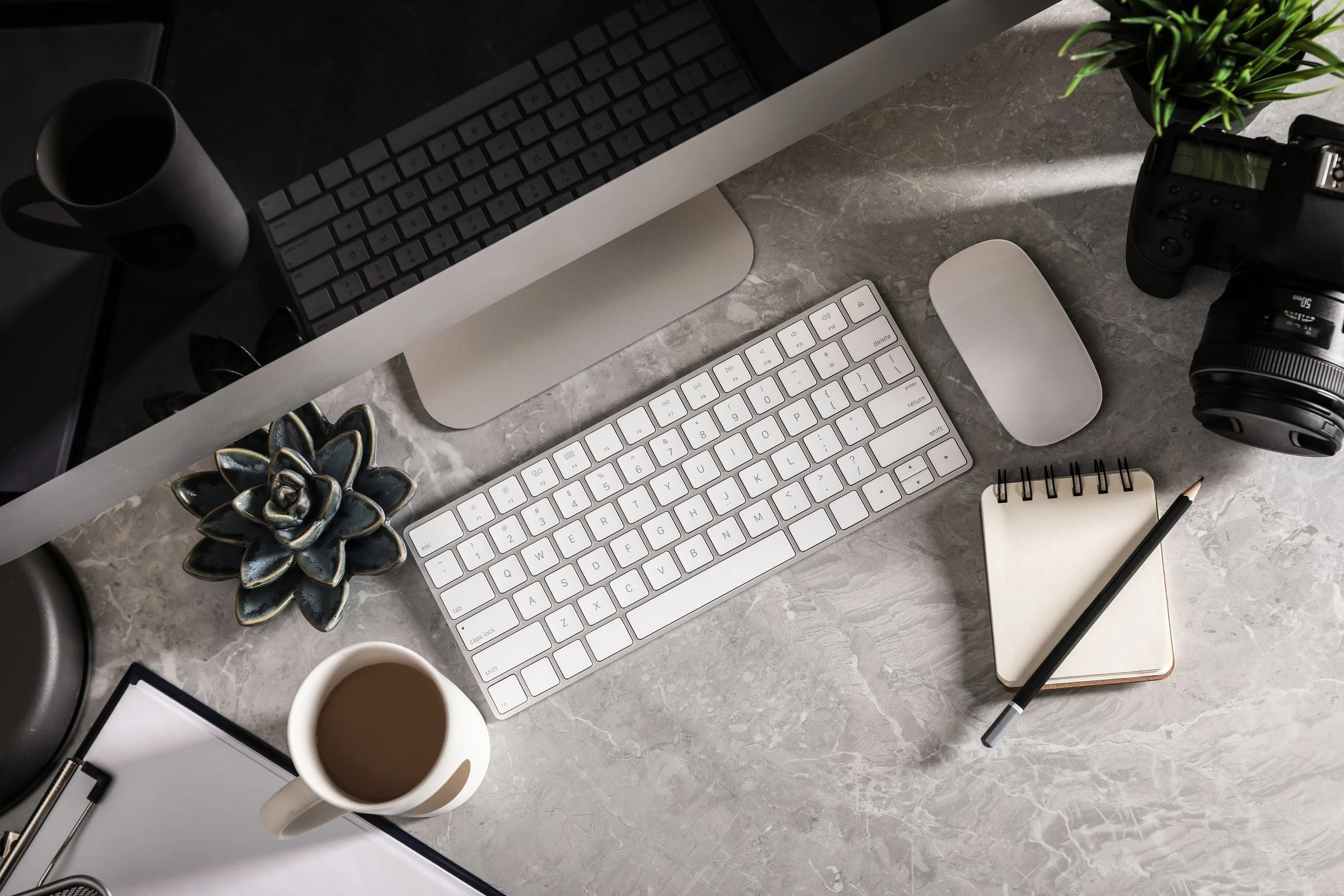 Workspace for design, media organization, and technical support