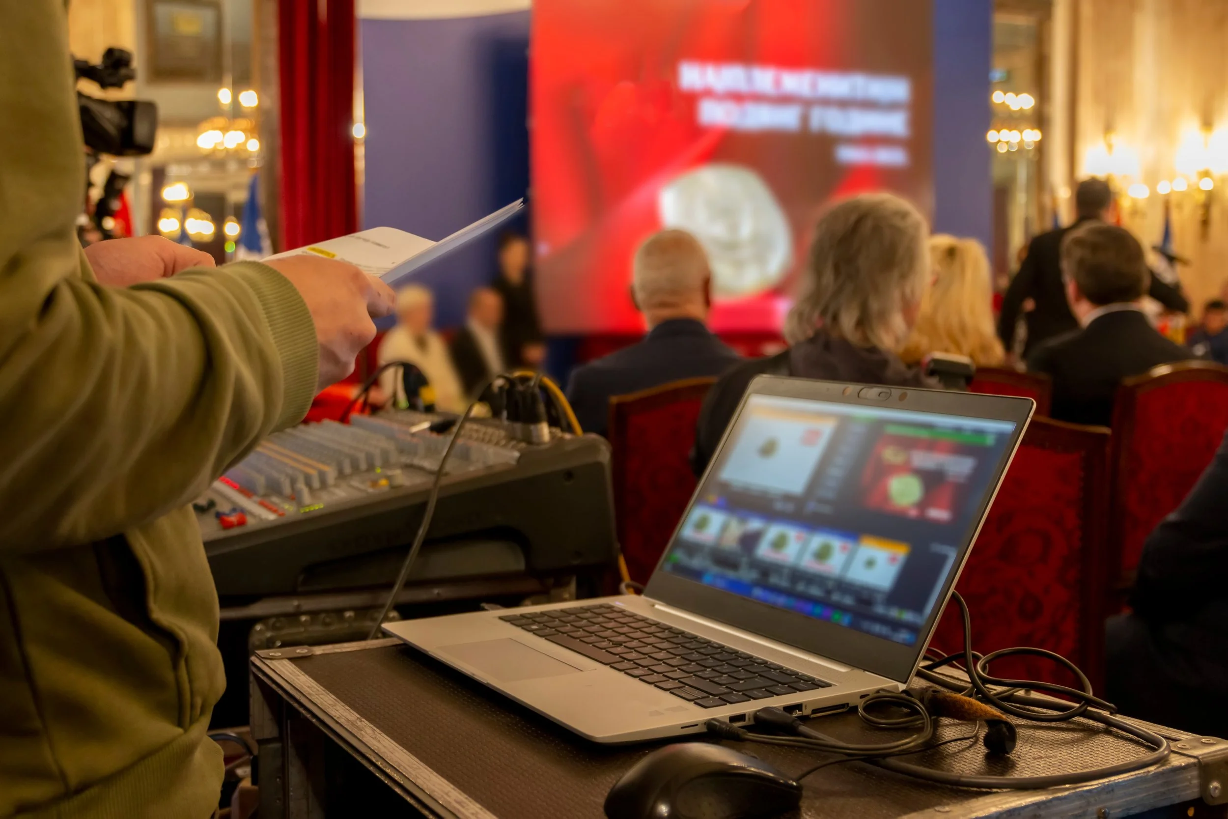 Livestream event production setup
