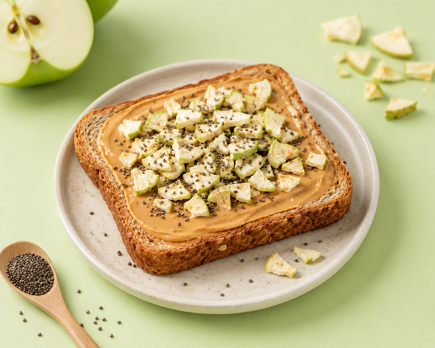 Toast de Crema de Cacahuate