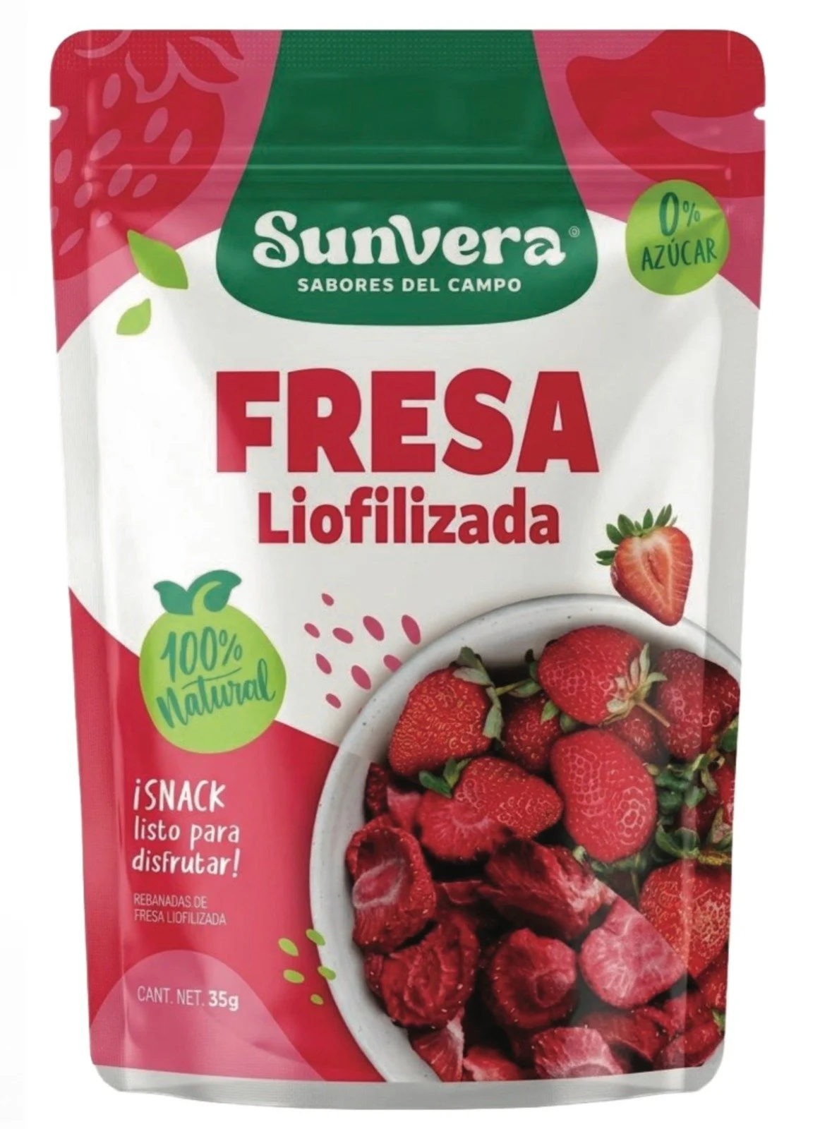 Fresa liofilizada