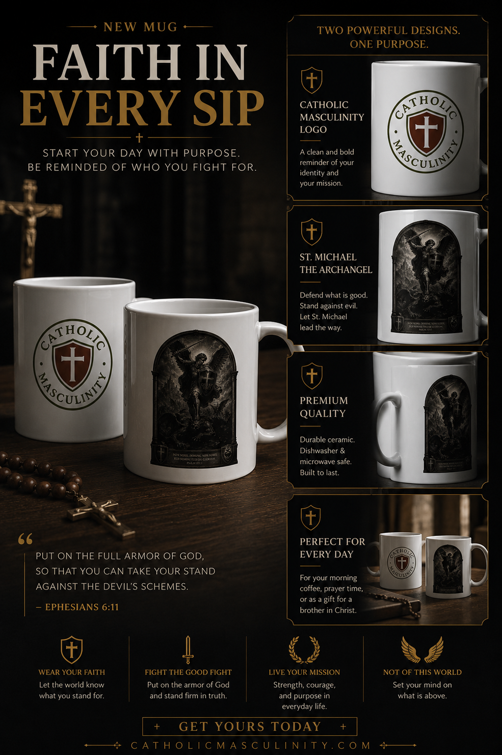 St Michael Mug