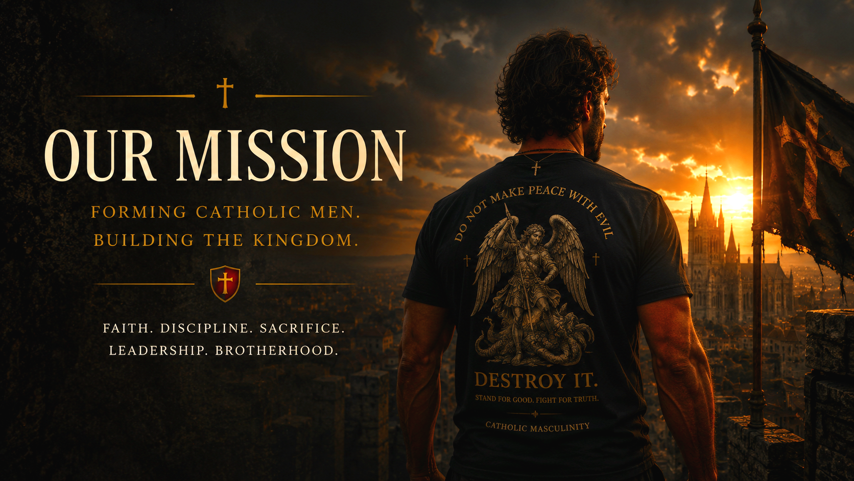 Catholic Masculinity exists to form men who know Christ, live their faith without compromise, lead their families with courage, and stand firm in a culture that increasingly.