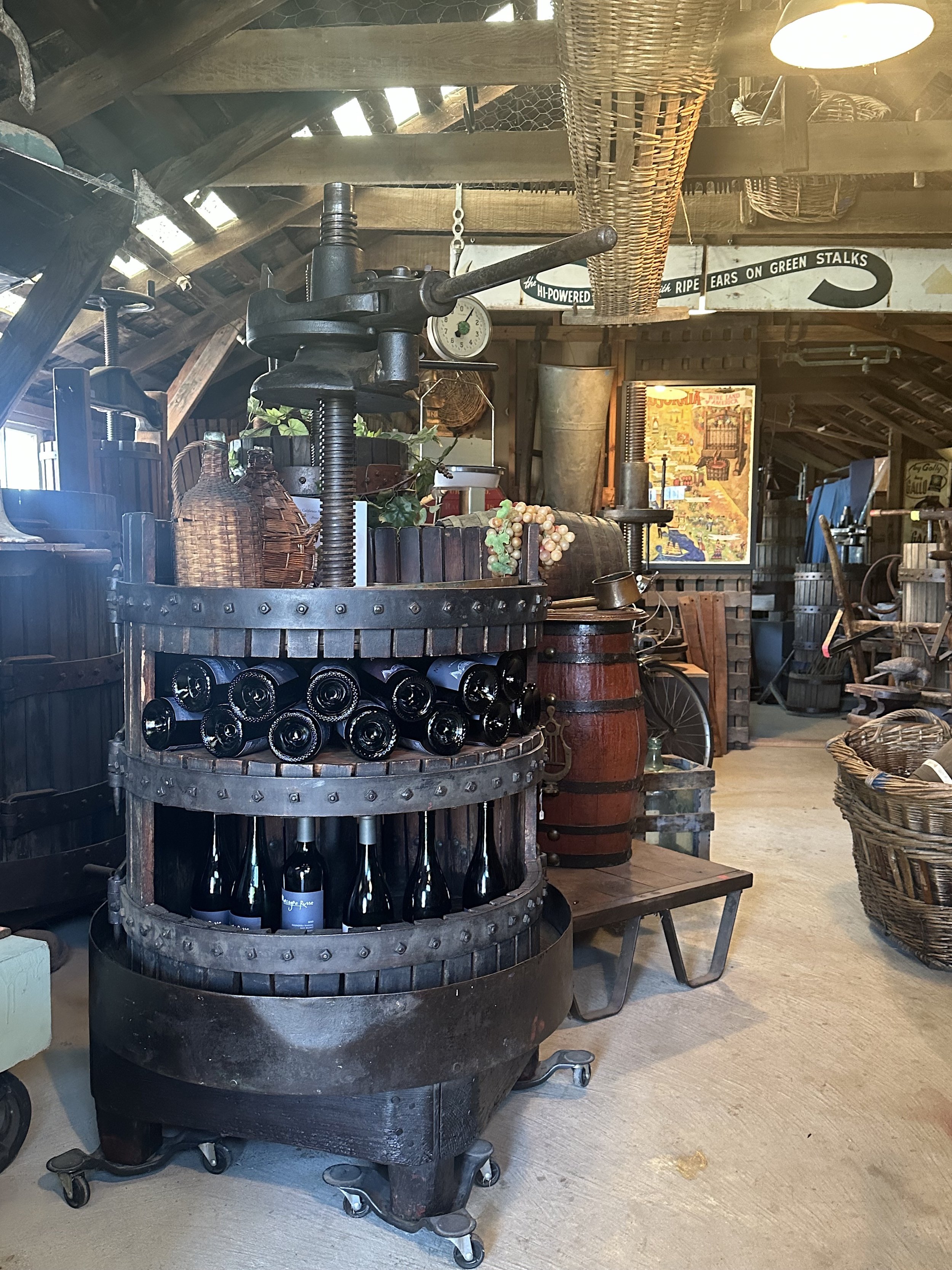 Grape Press Display