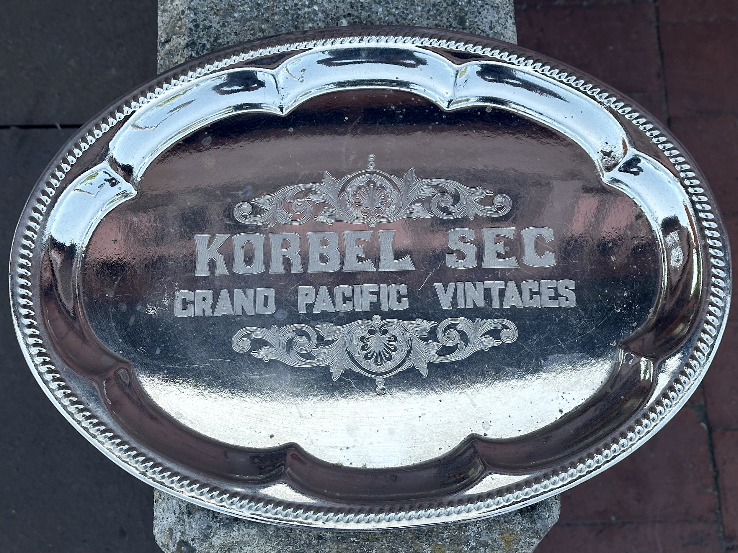 1915 Nickel-plated Tray