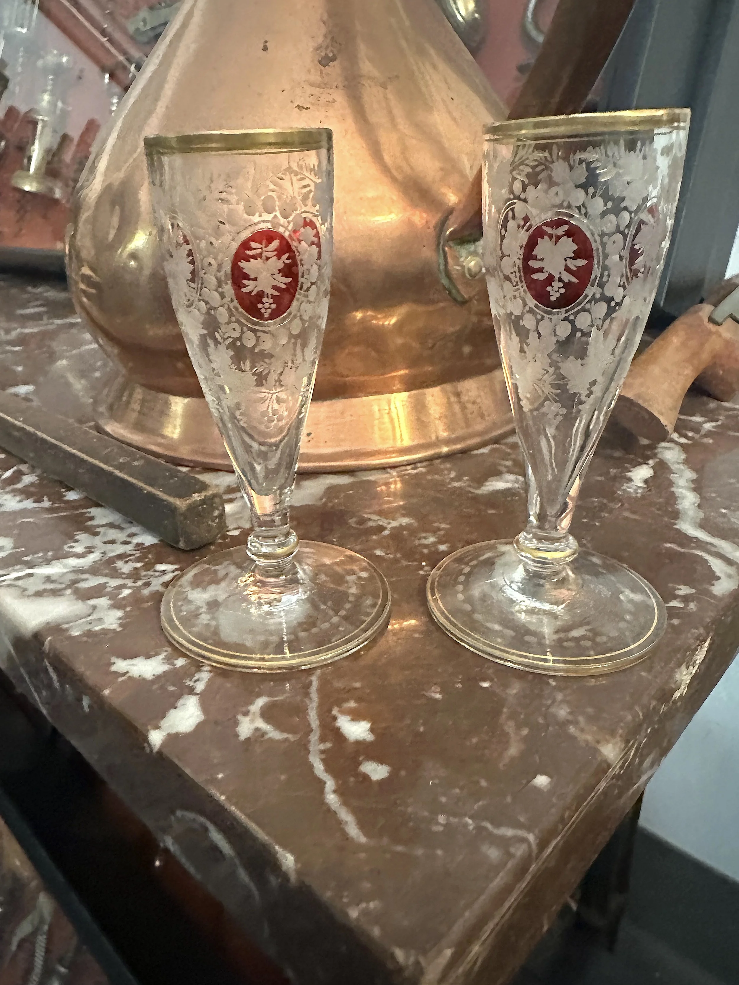 1890s Cut to Clear Glasses.