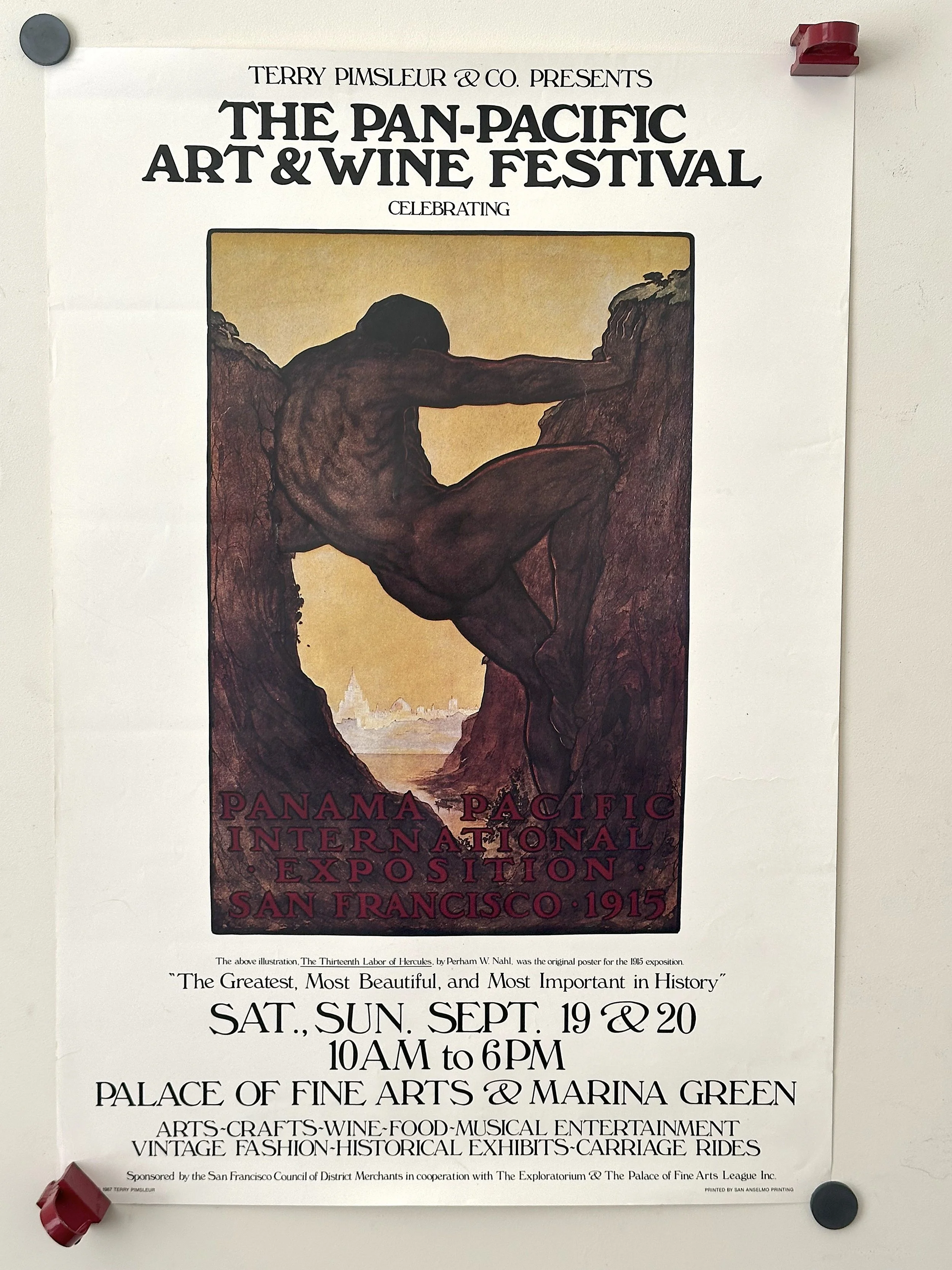 1987 Pan-Pacific Poster