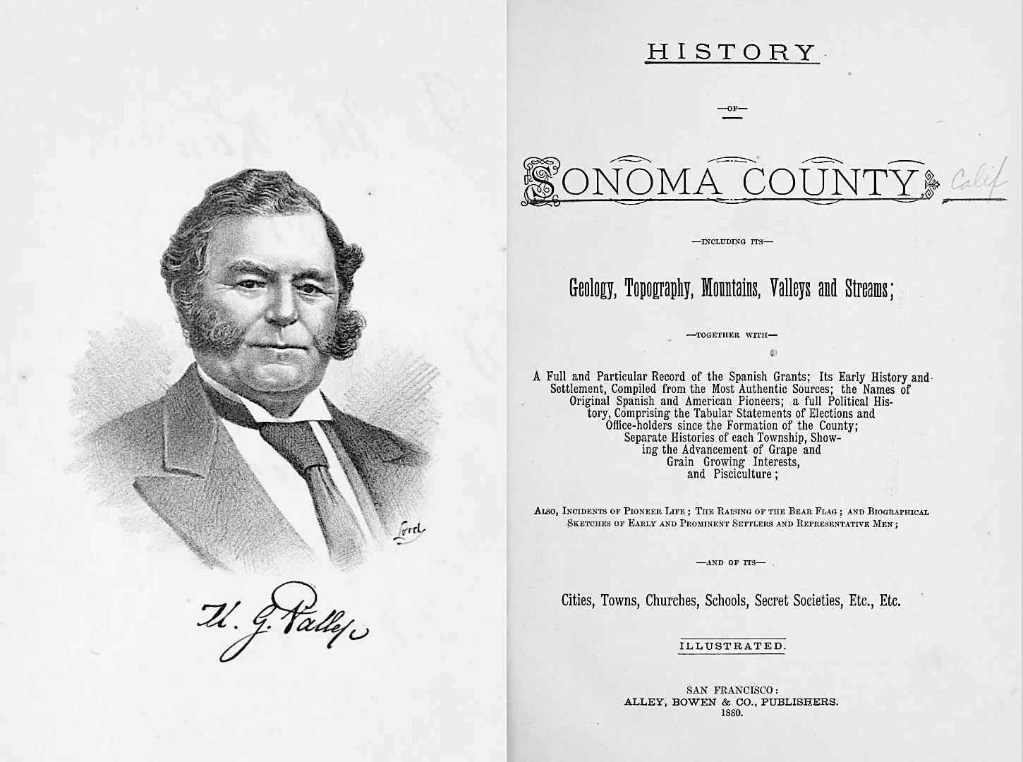 1880, History of Sonoma County