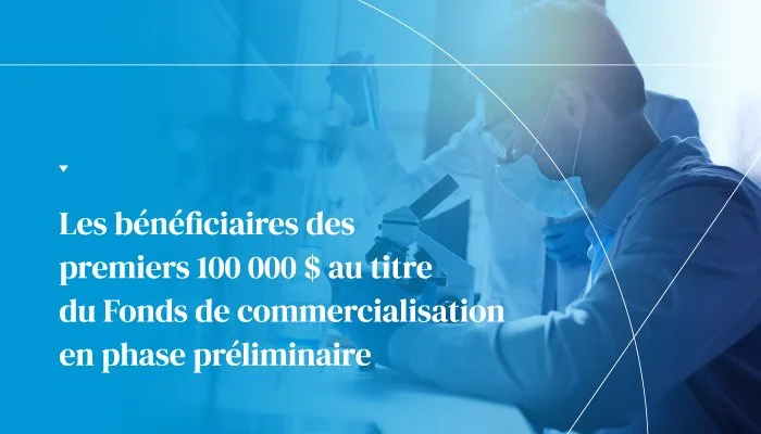 La FINB remet les premiers 100 000$ au tirte du Fonds de commercialisation en phase préliminaire (FCPP)
