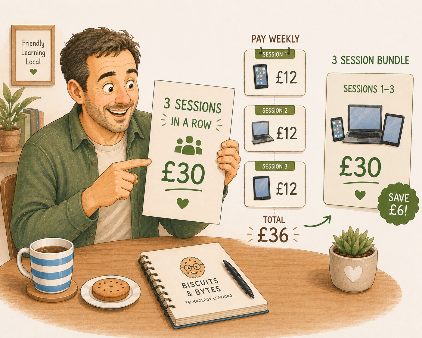 Next 3 sessions discounted