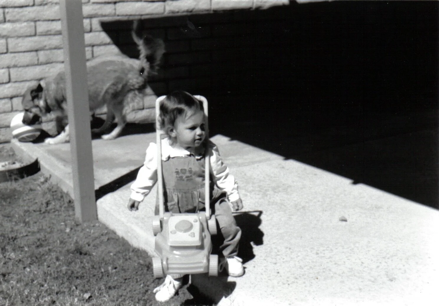 erin with lawnmower.jpg