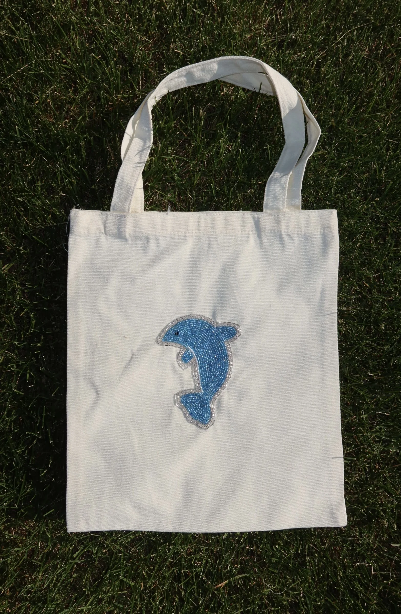 Dolphin Beaded Bag