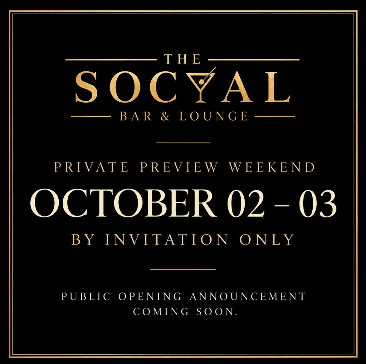 Last night, we quietly opened our doors for a private trial run, and the love we&rsquo;ve already received has been incredible.

This Friday &amp; Saturday, we&rsquo;ll welcome our invited guests for two exclusive Friends &amp; Family preview evening