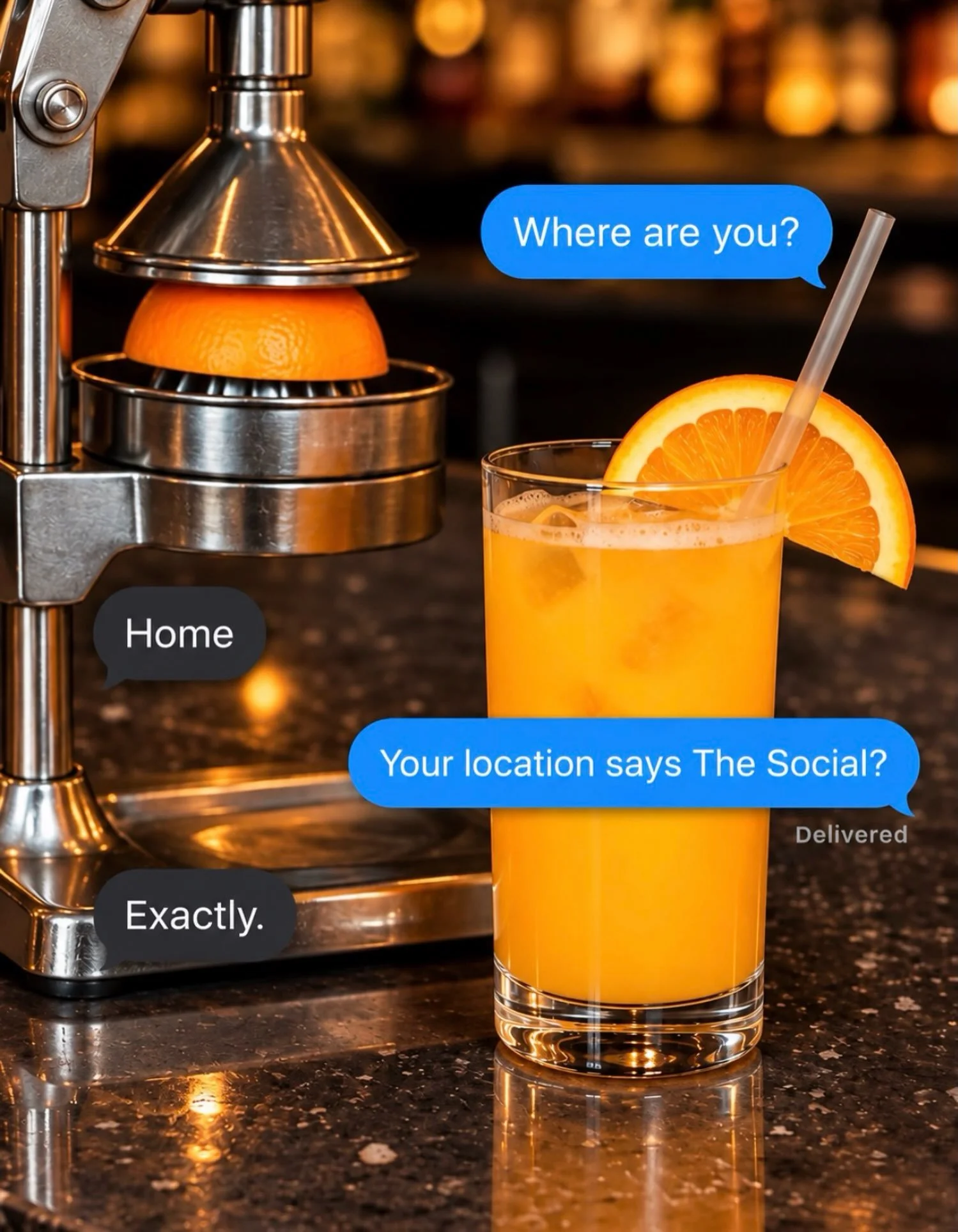 Caught somewhere with a fresh crush. 🍊

Freshly squeezed. A little tempting. Worth getting caught.