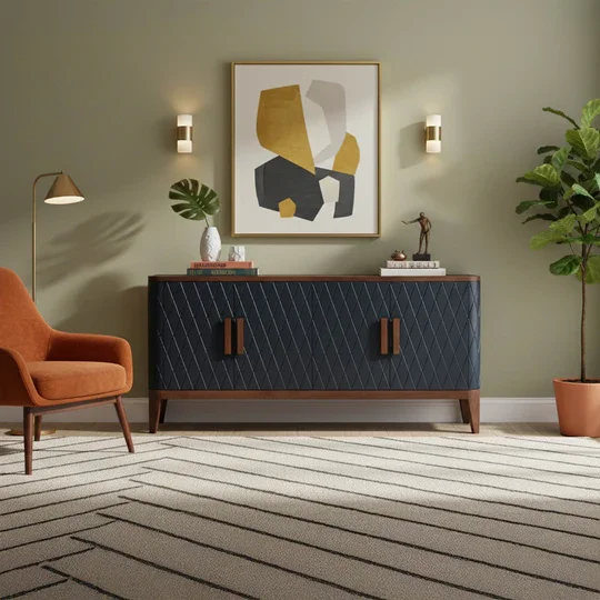 Organic modern accent piece