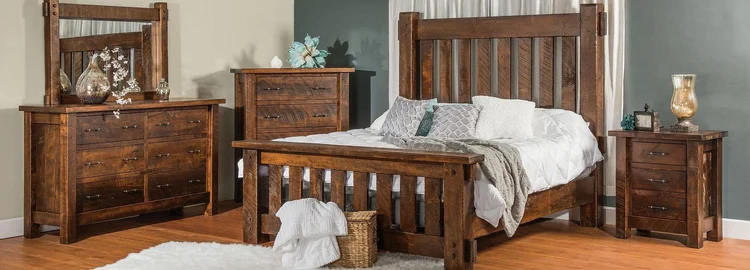 Solid wood bedroom set