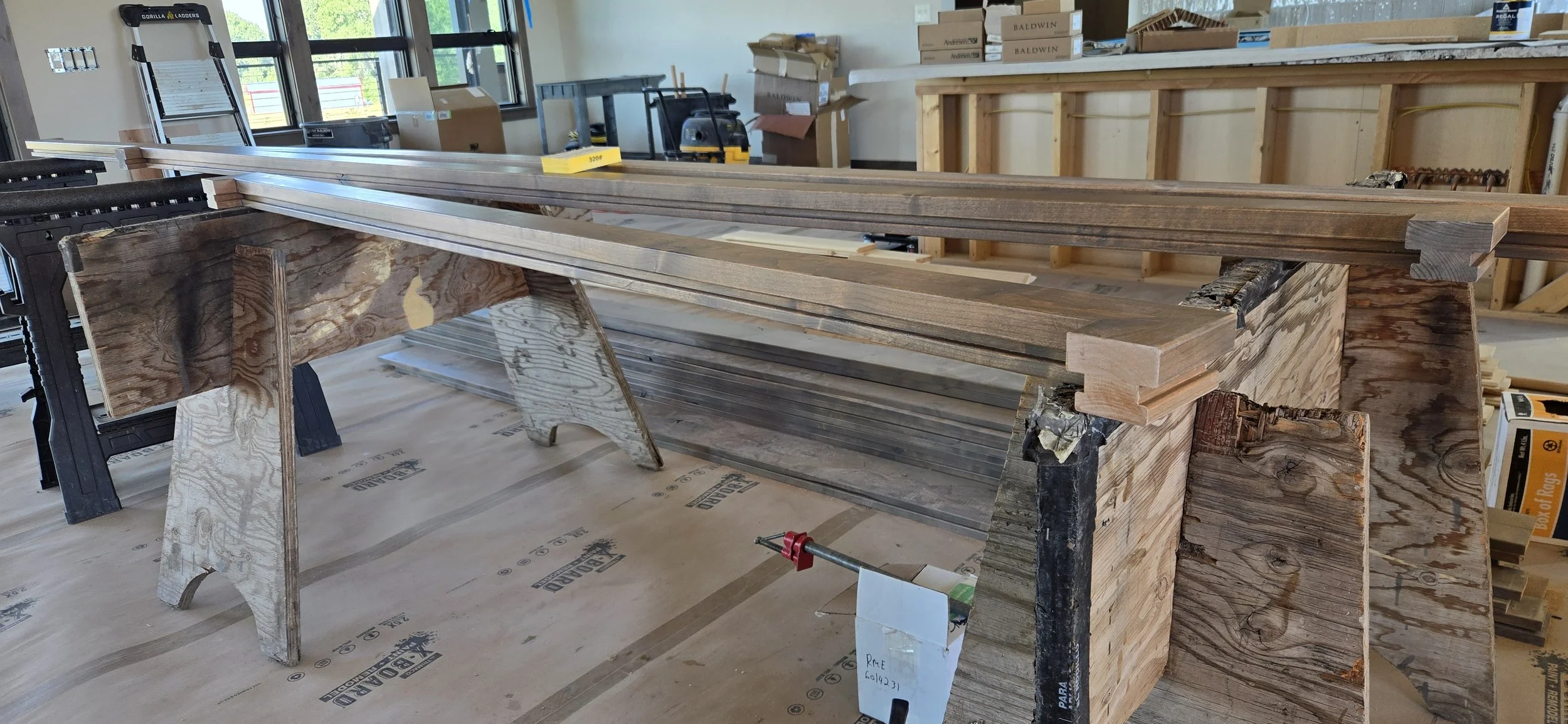 Unique custom handrail requested by client