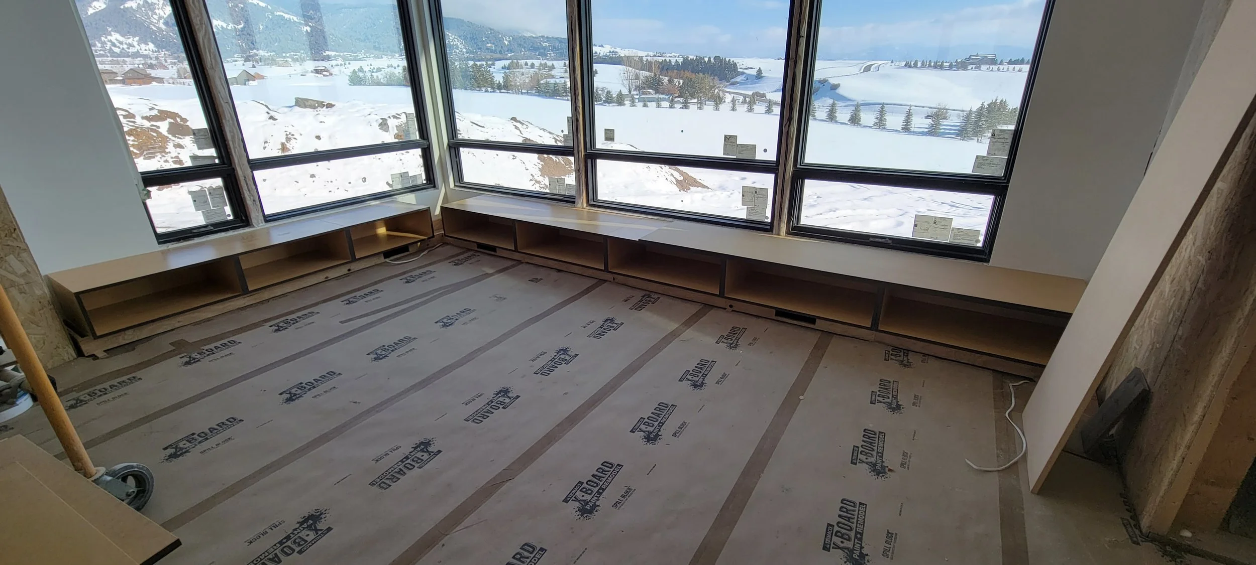 Custom Built-in bench seating and storage