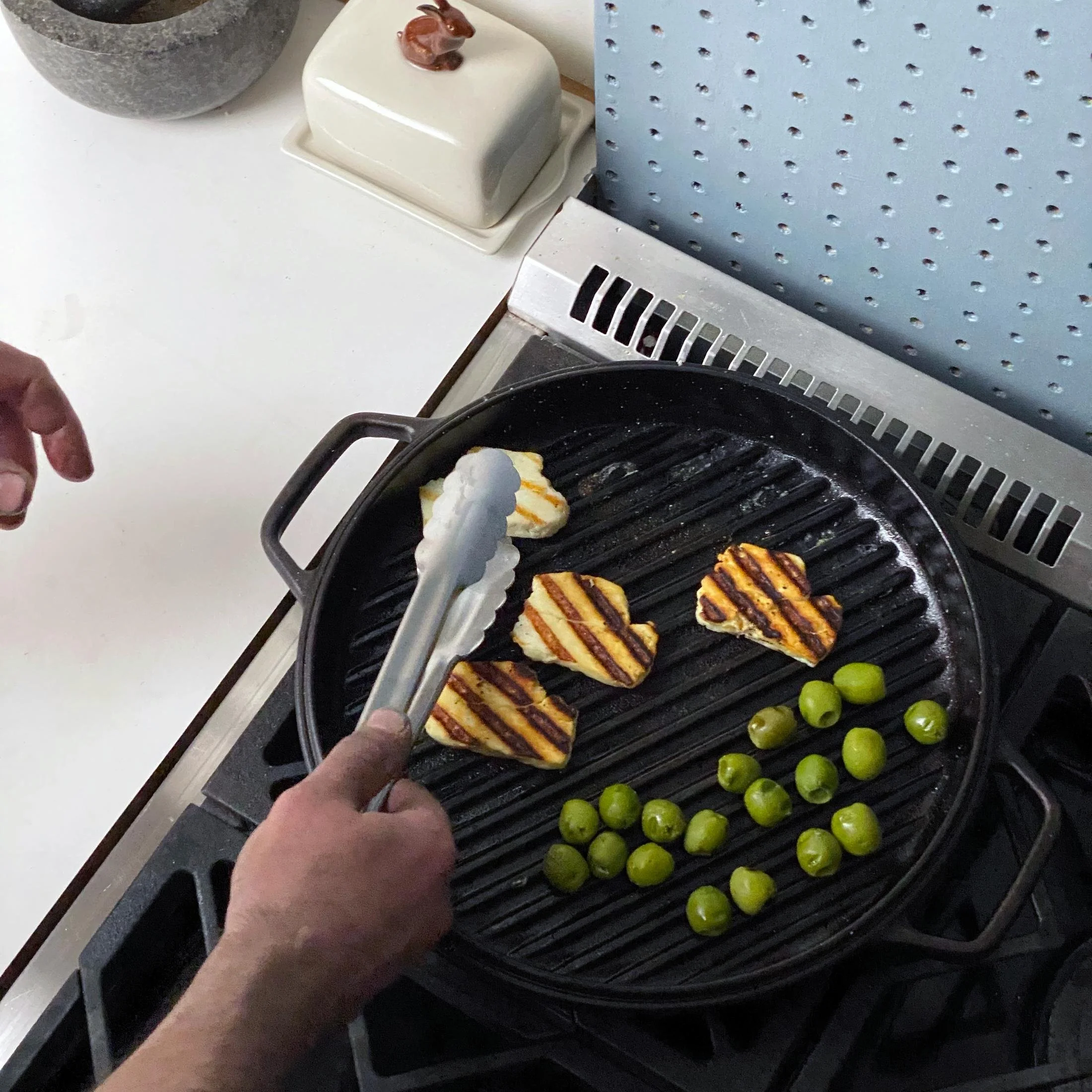 Small Pleasures: Grilled Olives