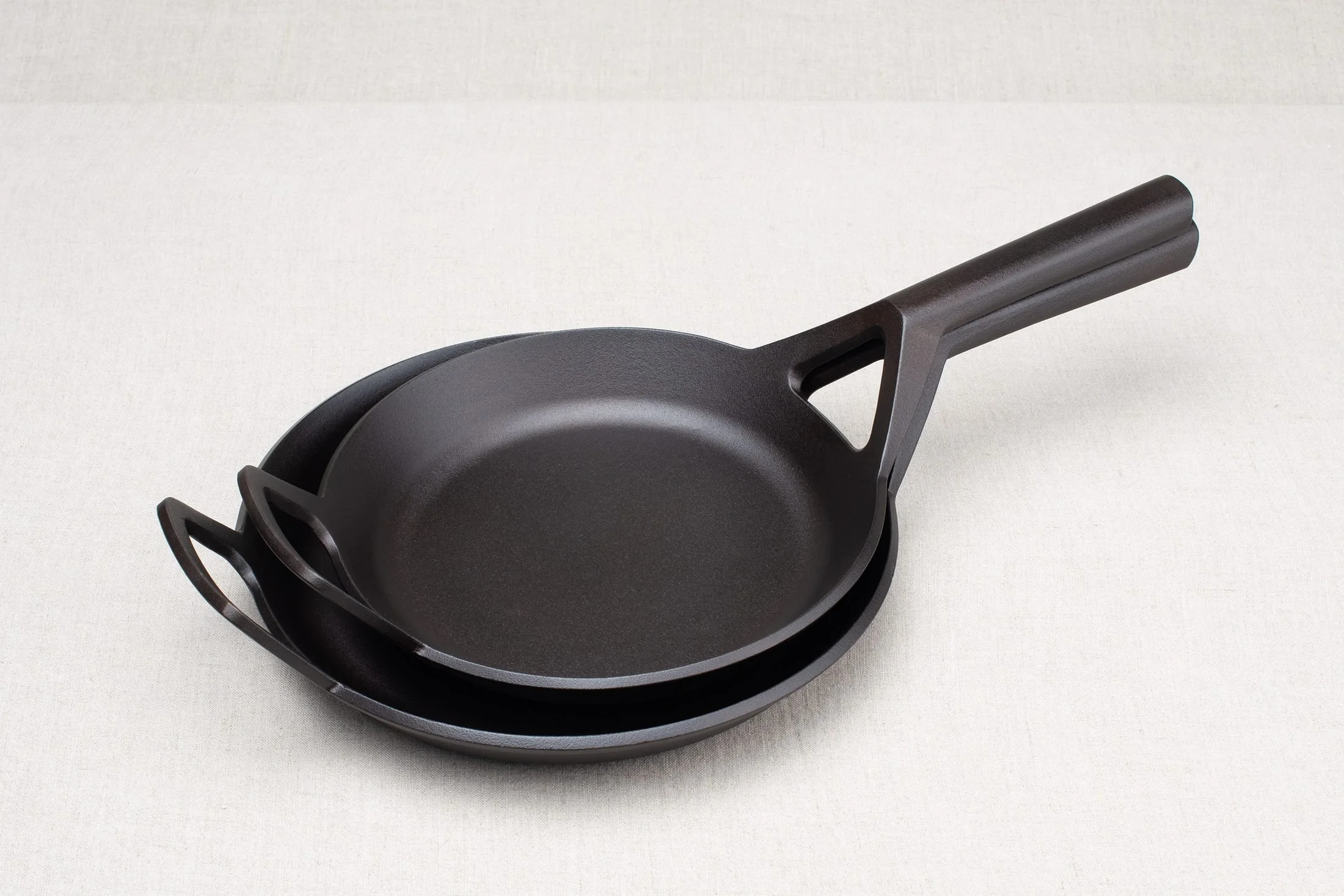 Frying skillet size comparison, Borough Furnace