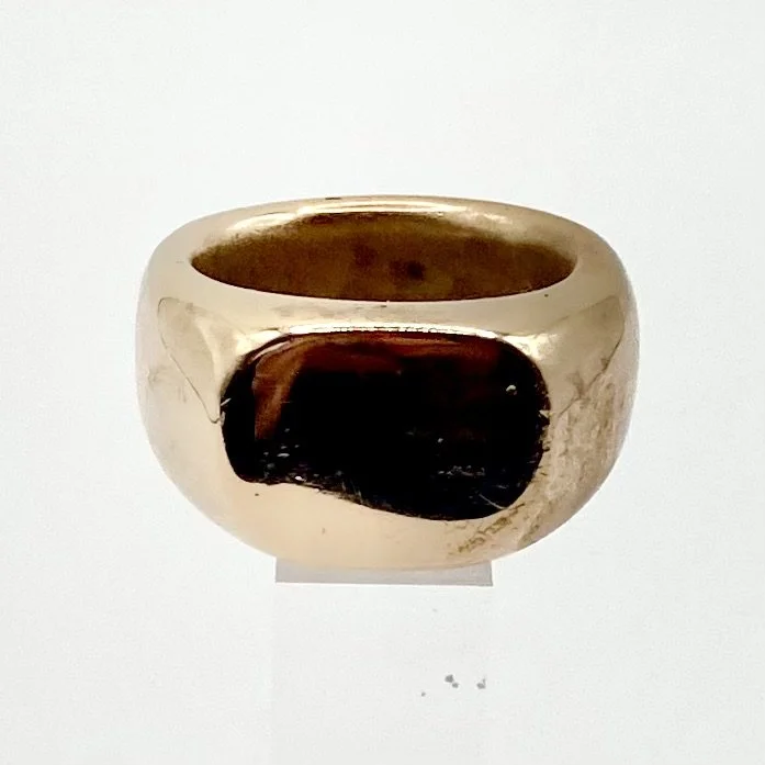 Ancient Bronze Heavy Signet Ring