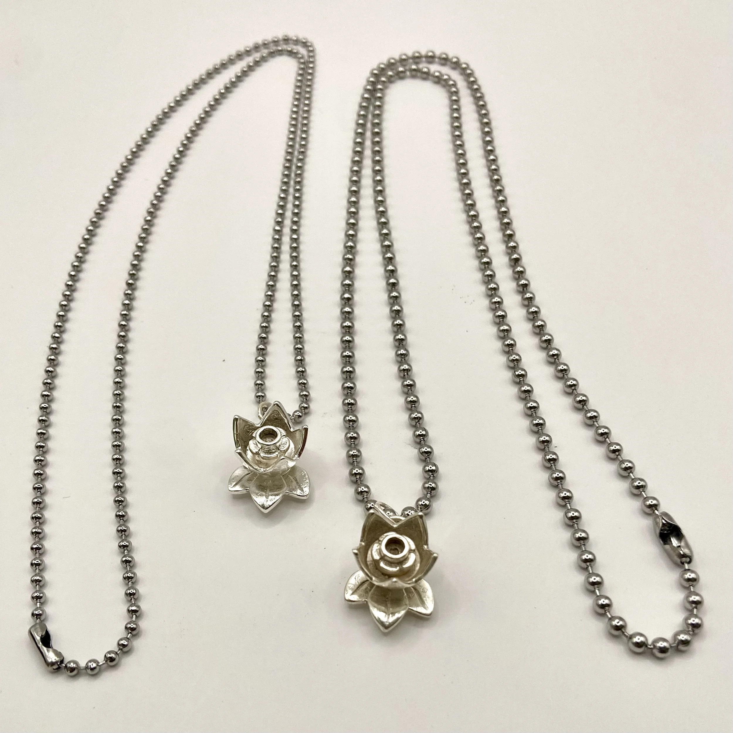 Sterling Silver Lego Blossom Pendant Necklace