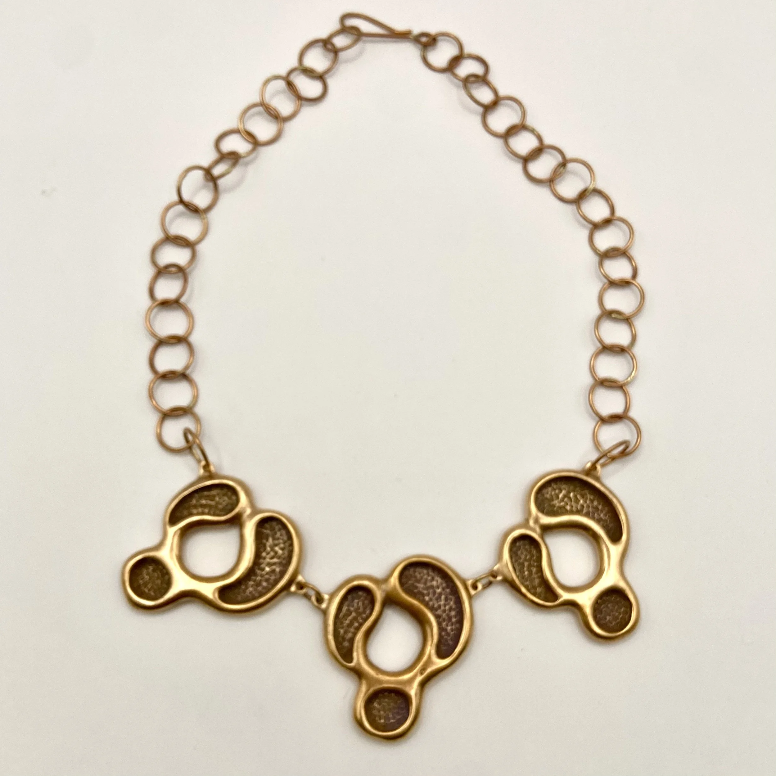 Ancient Bronze Hollow Shape Necklace