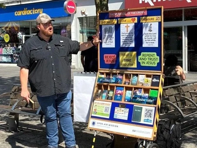 He Wanted to Hit Me, but Heard the Gospel - Southampton Outreach