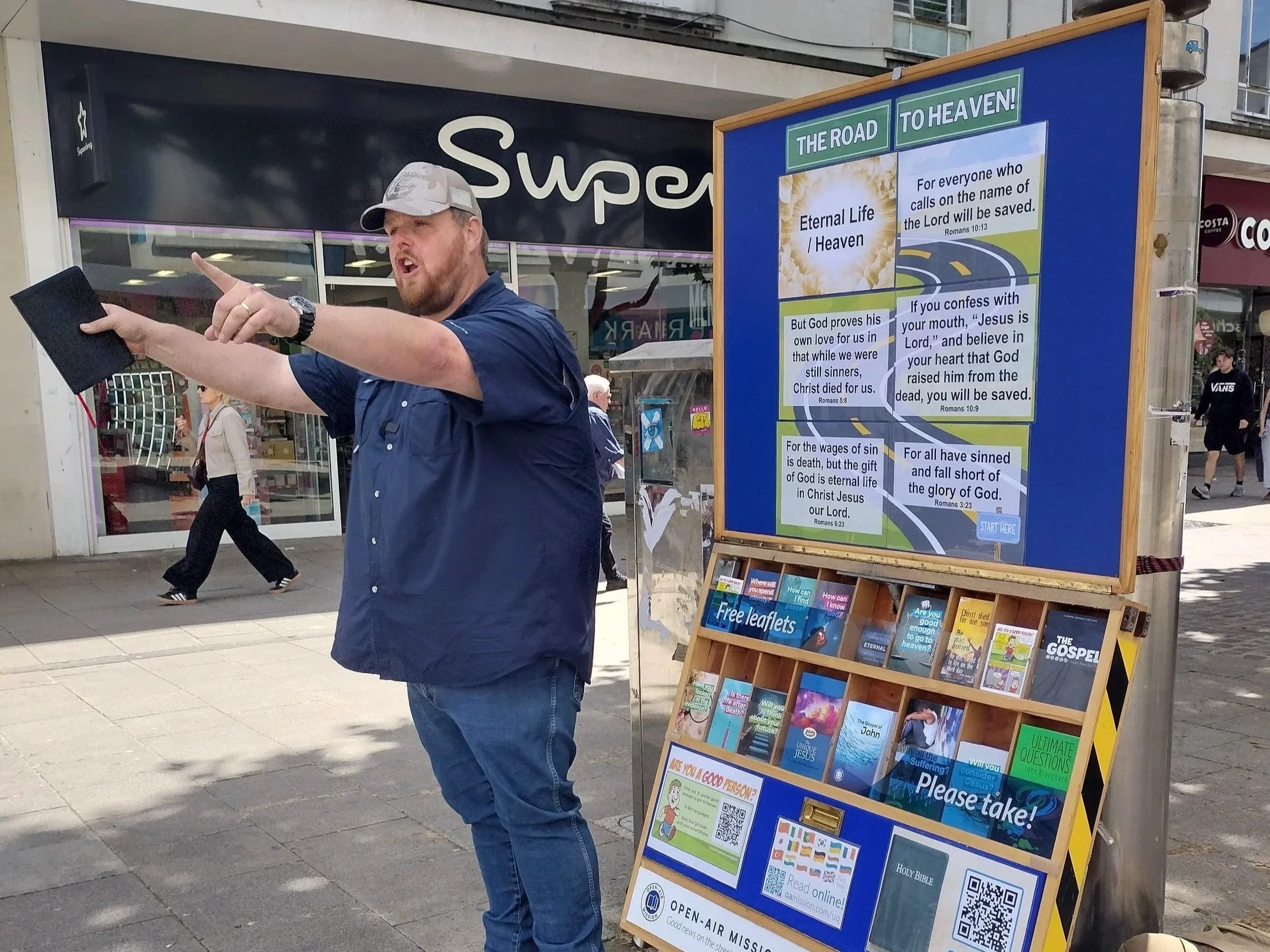 “You’ve Corrupted the Bible!” – Portsmouth Evangelism