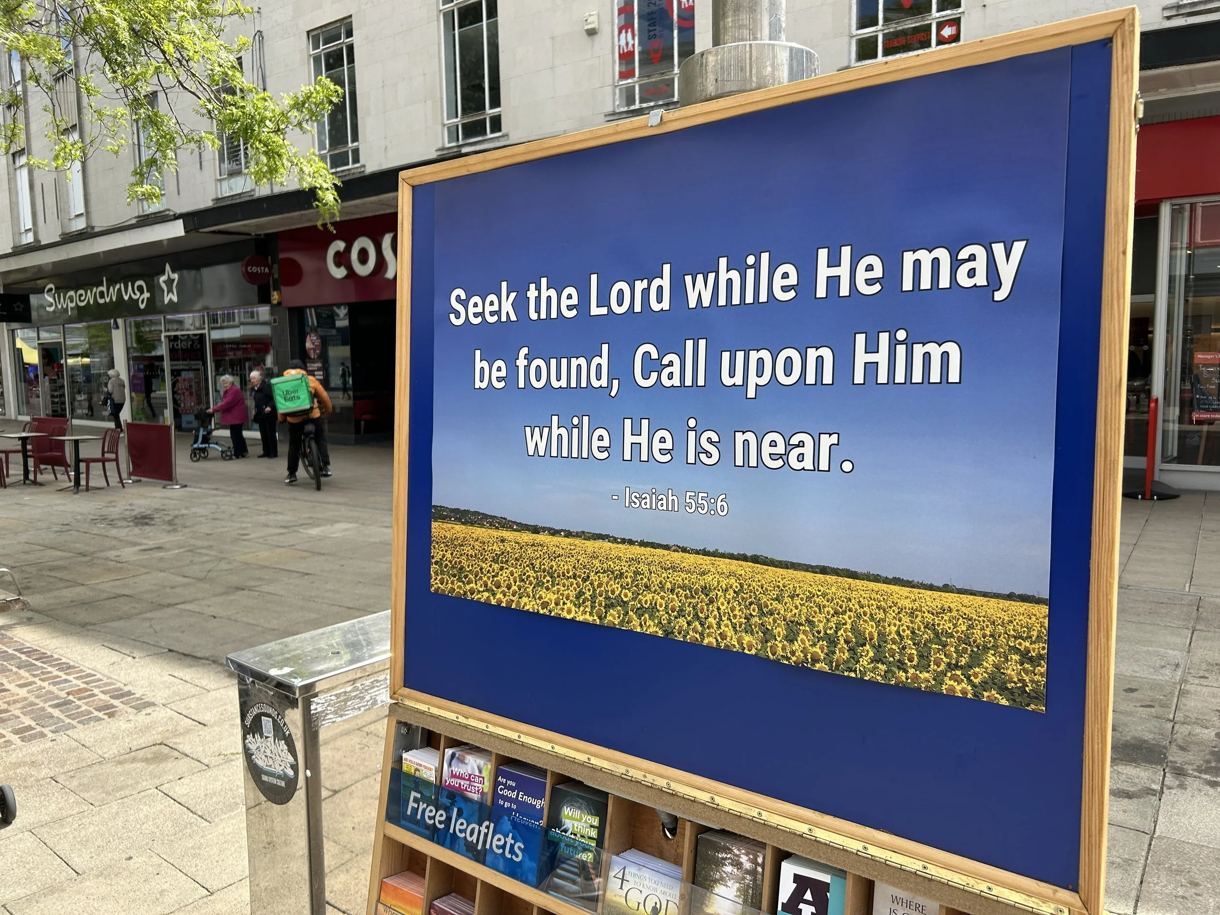 “I’m Spiritual, but I am considering Jesus.” – Portsmouth Evangelism
