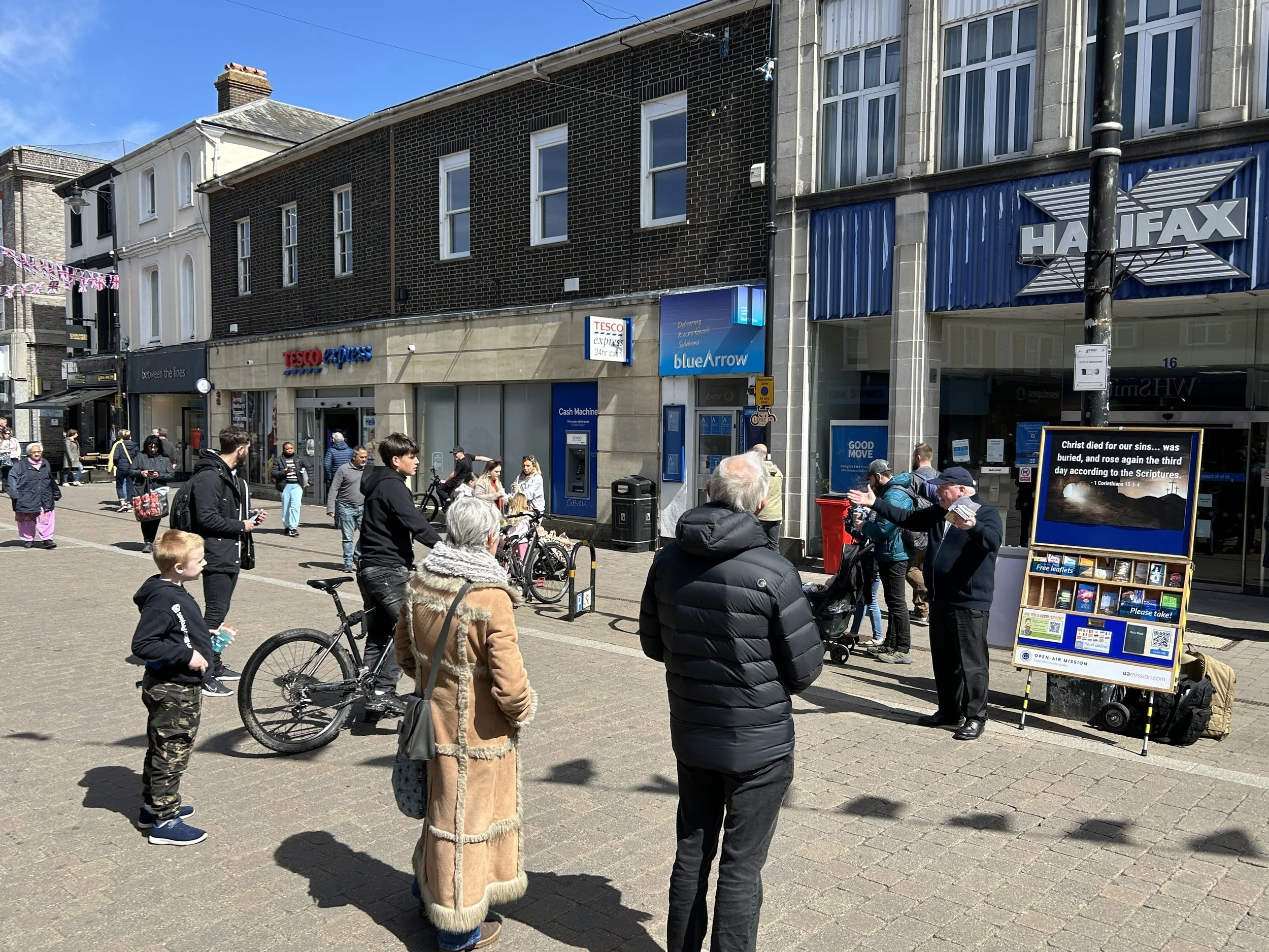A Windy and Sunny Day in Newbury