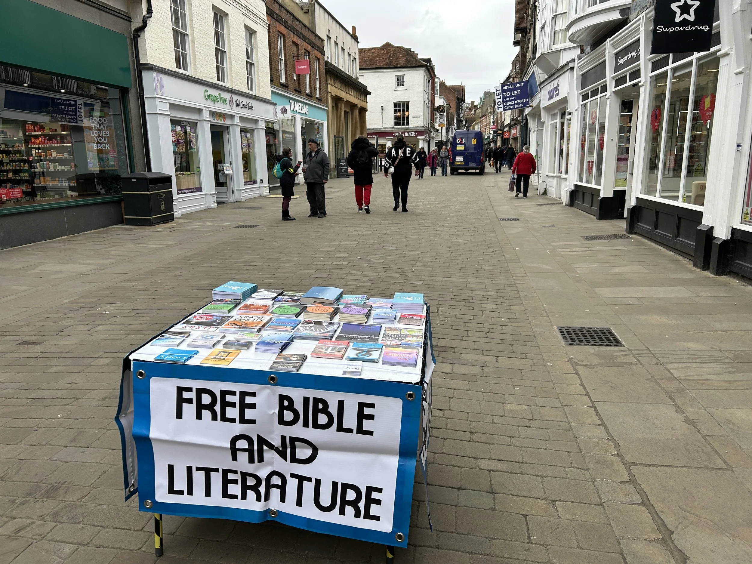 “I go to church weekly and pray nightly!” – Winchester Evangelism