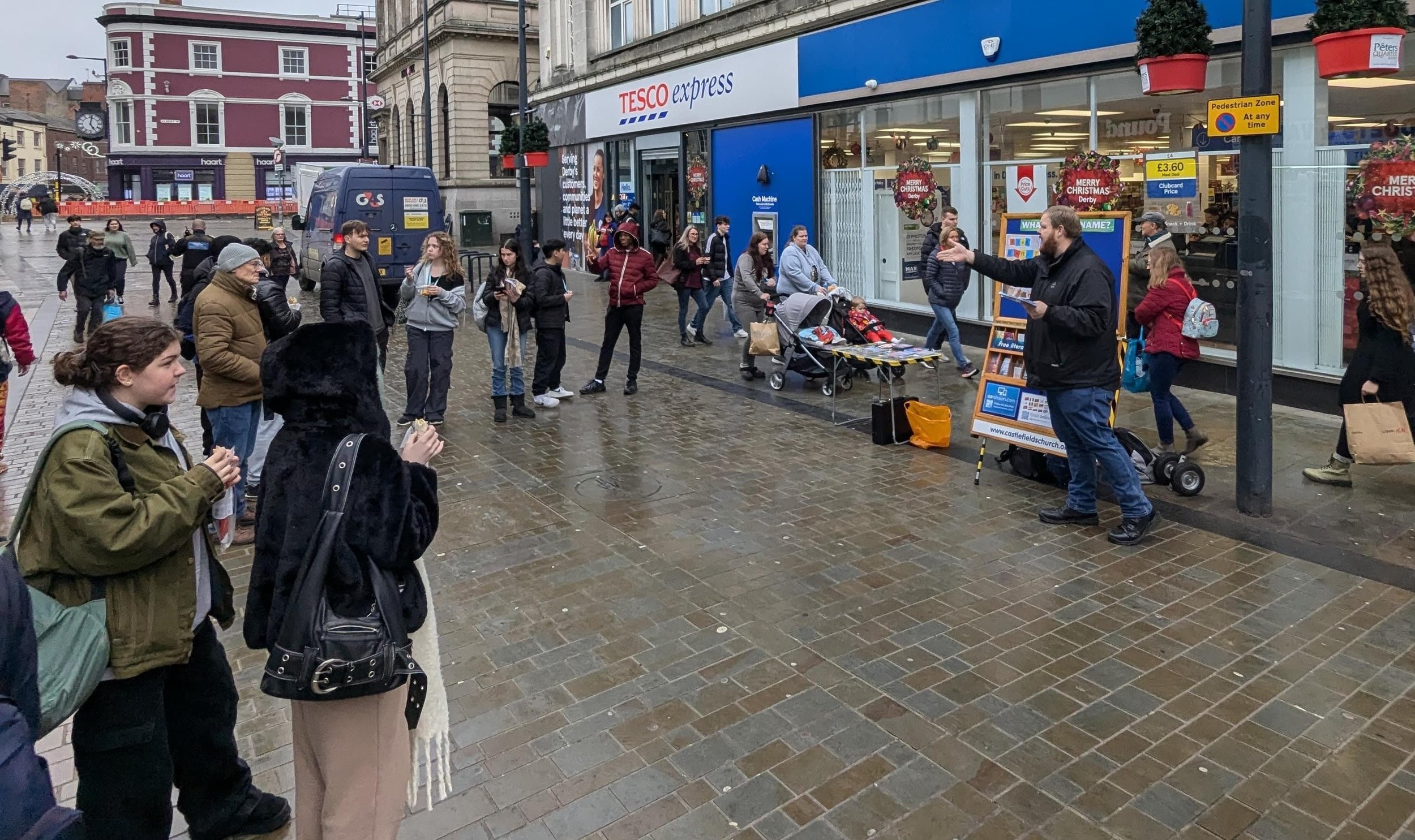 “You Cannot Escape!” – Derby Evangelism