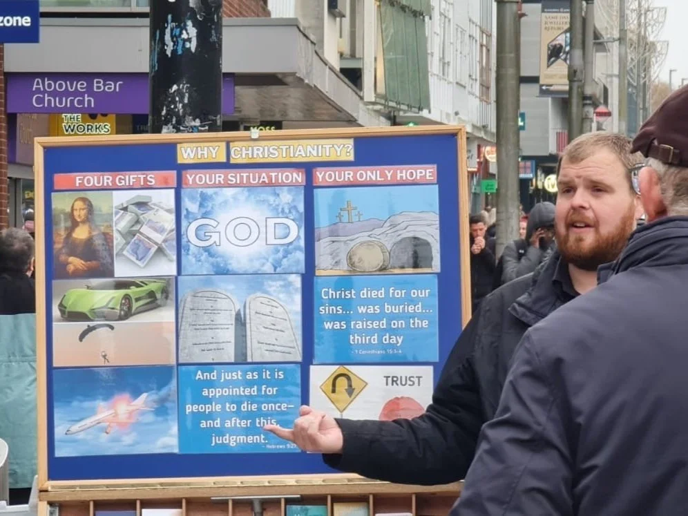“I now trust in Jesus!” – Southampton Evangelism