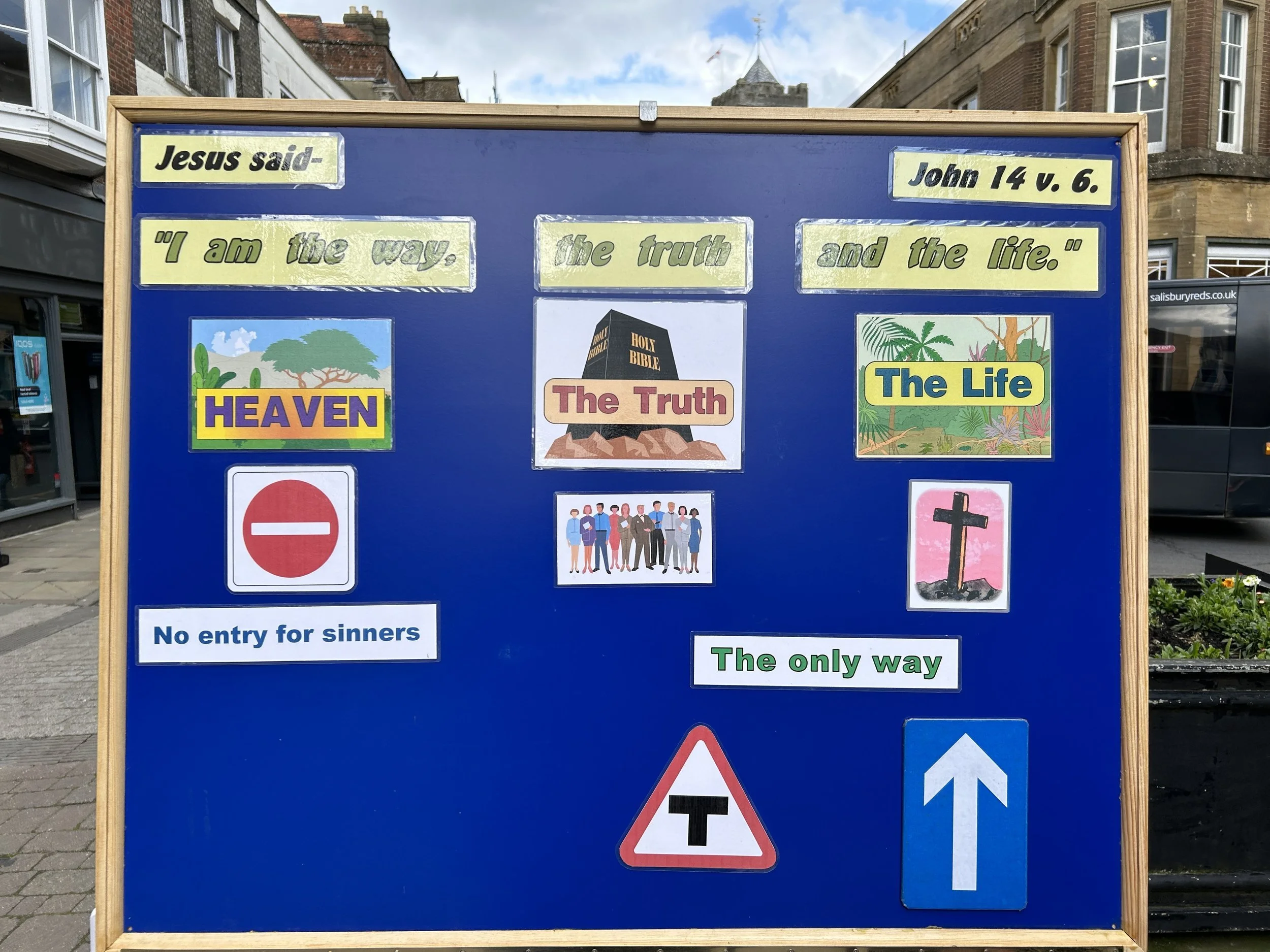 A Quiet but Feisty Day – Salisbury Evangelism