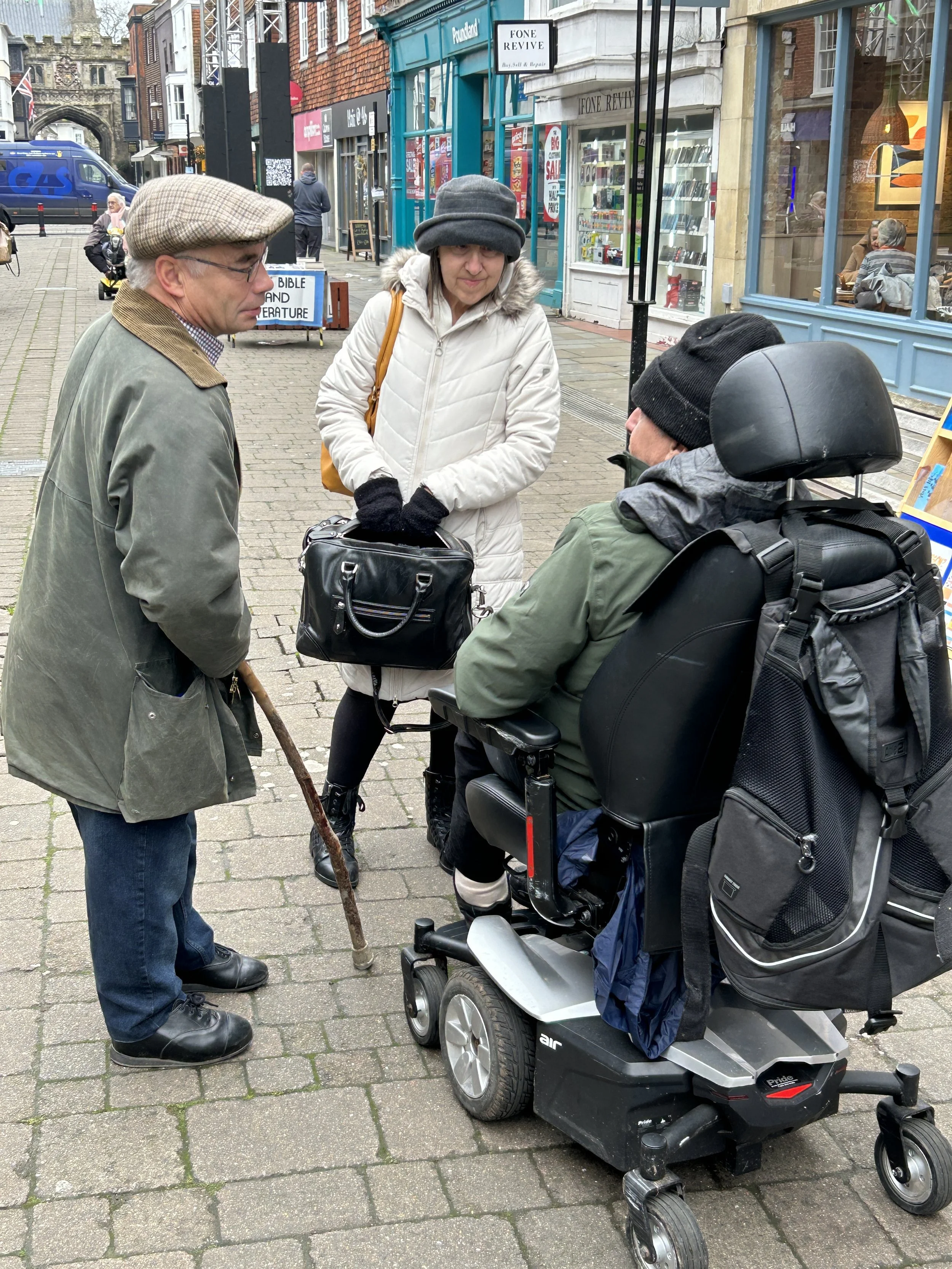 A Shorter Outreach Due to Rain – Salisbury Evangelism