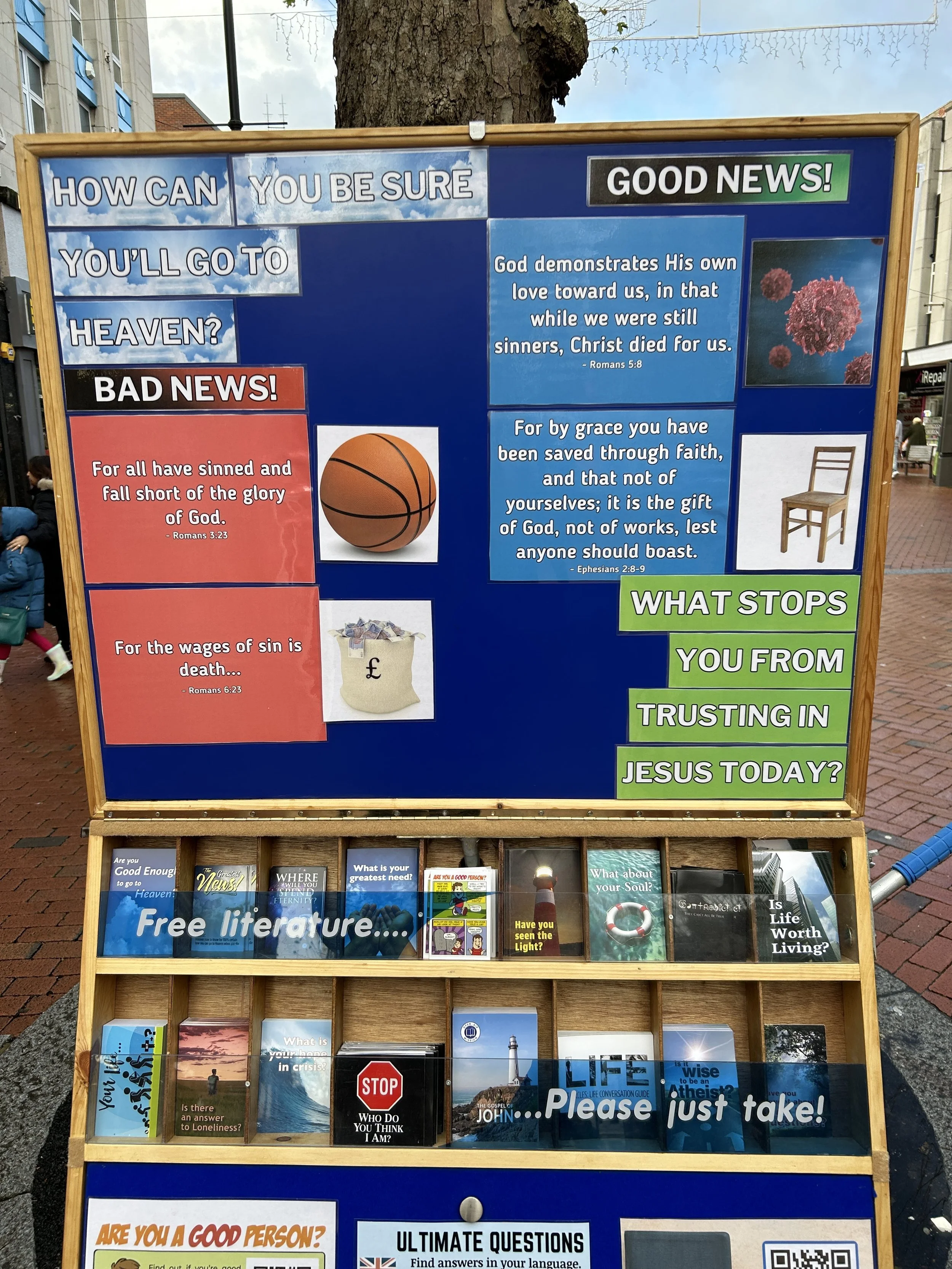 “How Can You Remove Your Sins?” – Reading Evangelism