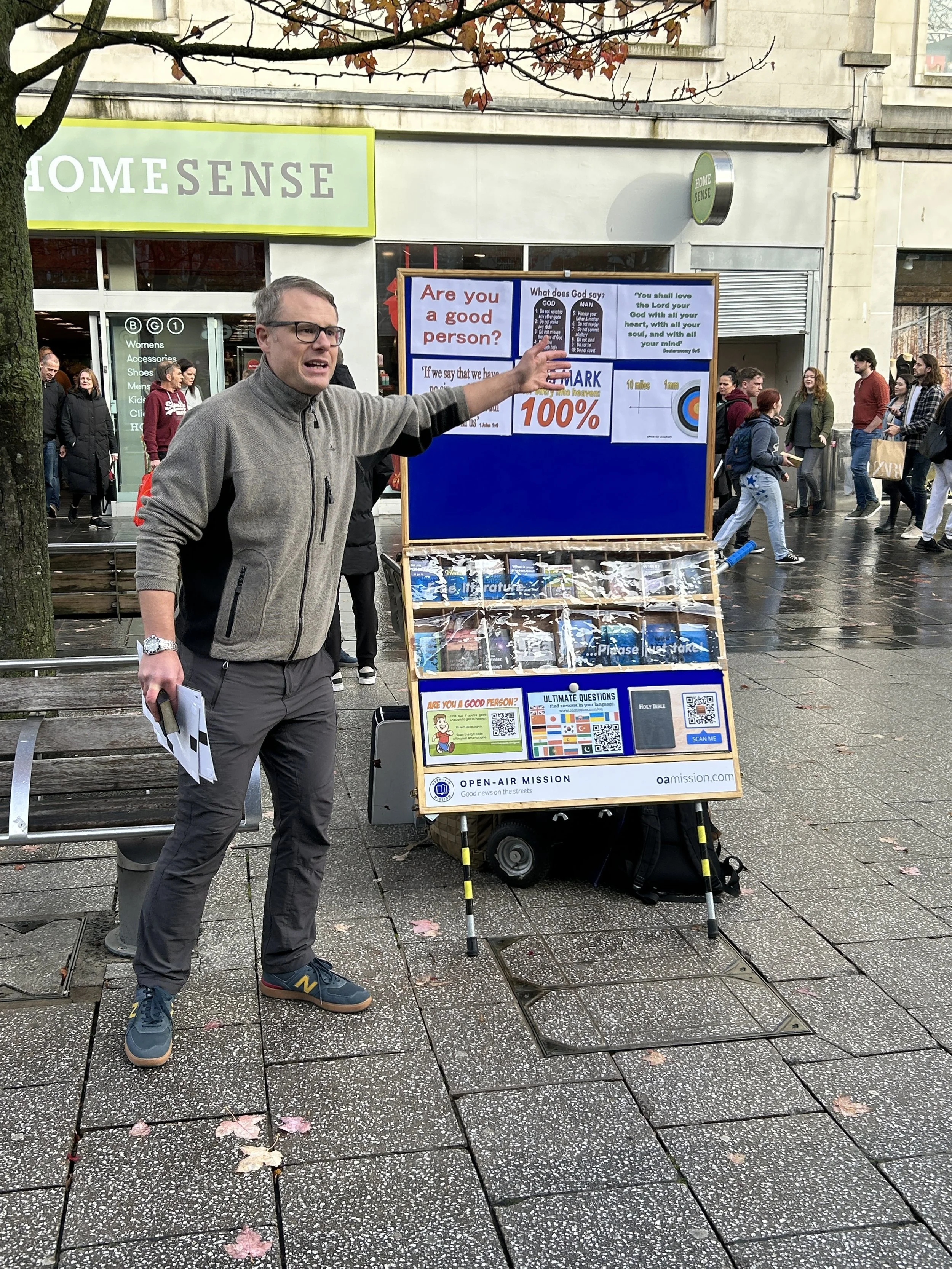 “Thank-you for preaching!” – Southampton Evangelism 