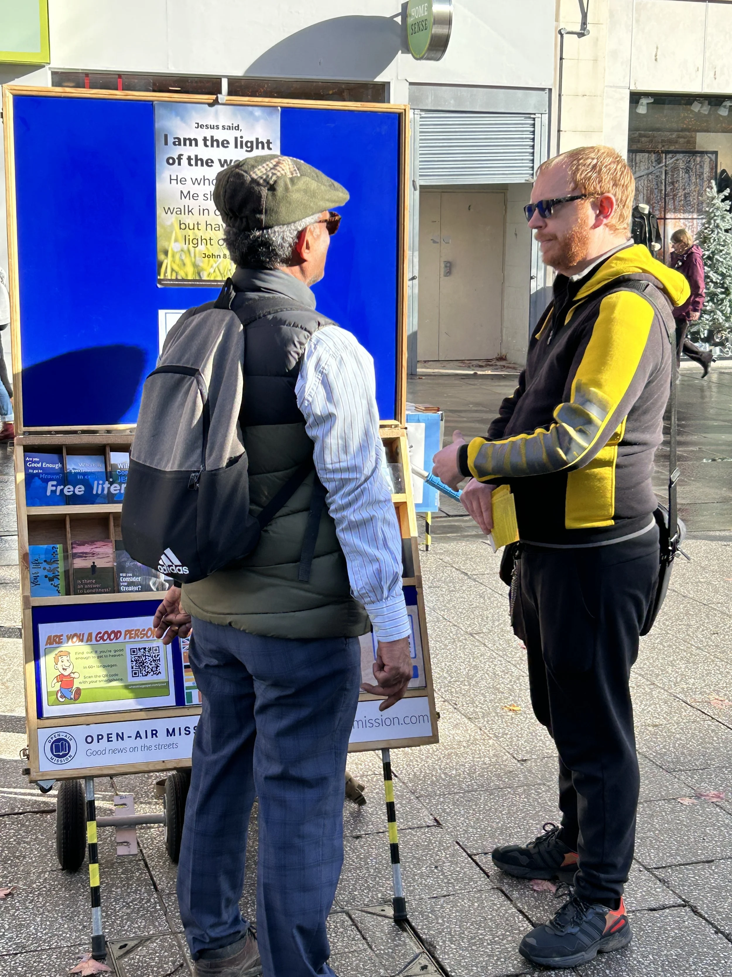“I can’t escape the Bible!” – Southampton Outreach