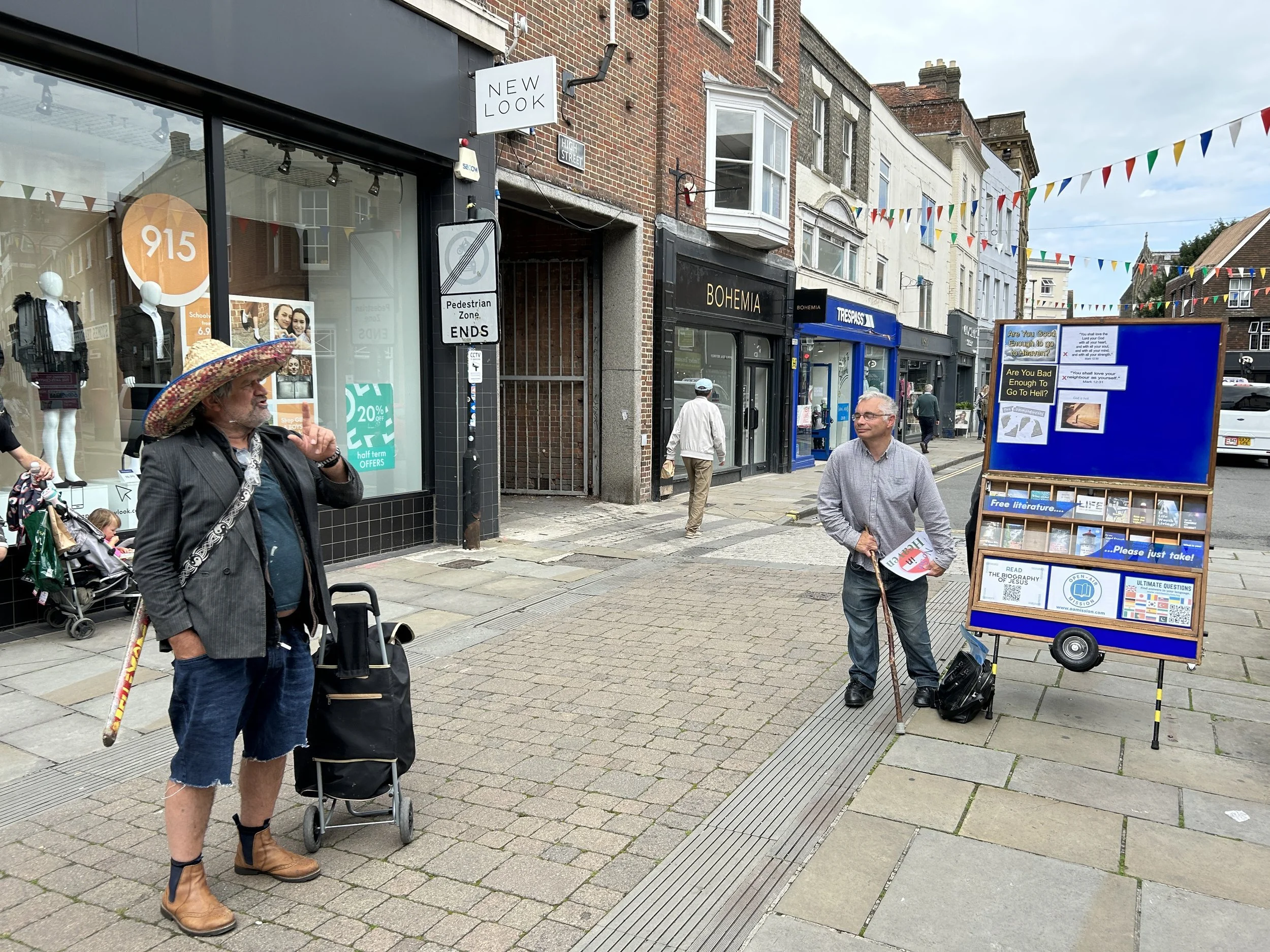 A Rain Interrupted Outreach – Salisbury Evangelism