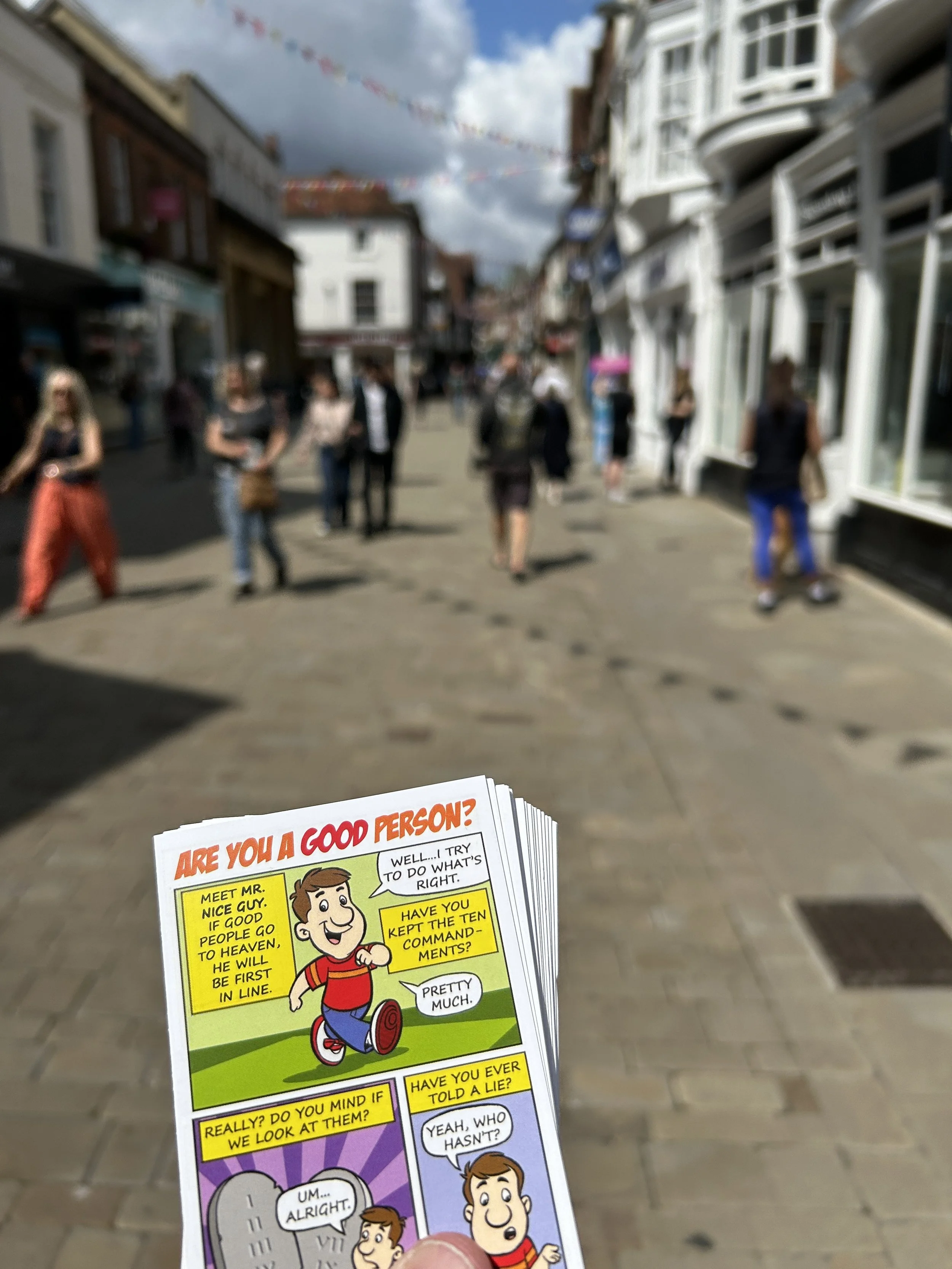 Why are you sharing in England’s most Christian City? – Winchester Evangelism